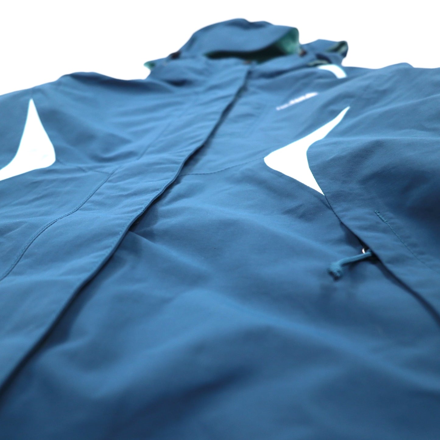 THE NORTH FACE HYVENT Waterproof Mountain Parka S Navy Nylon Zip-in-Zip US Standard A6FB