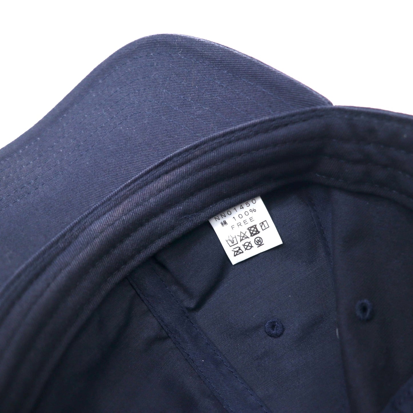 THE NORTH FACE Logo Embroidery Trekking Cap FREE Navy Cotton NN01450