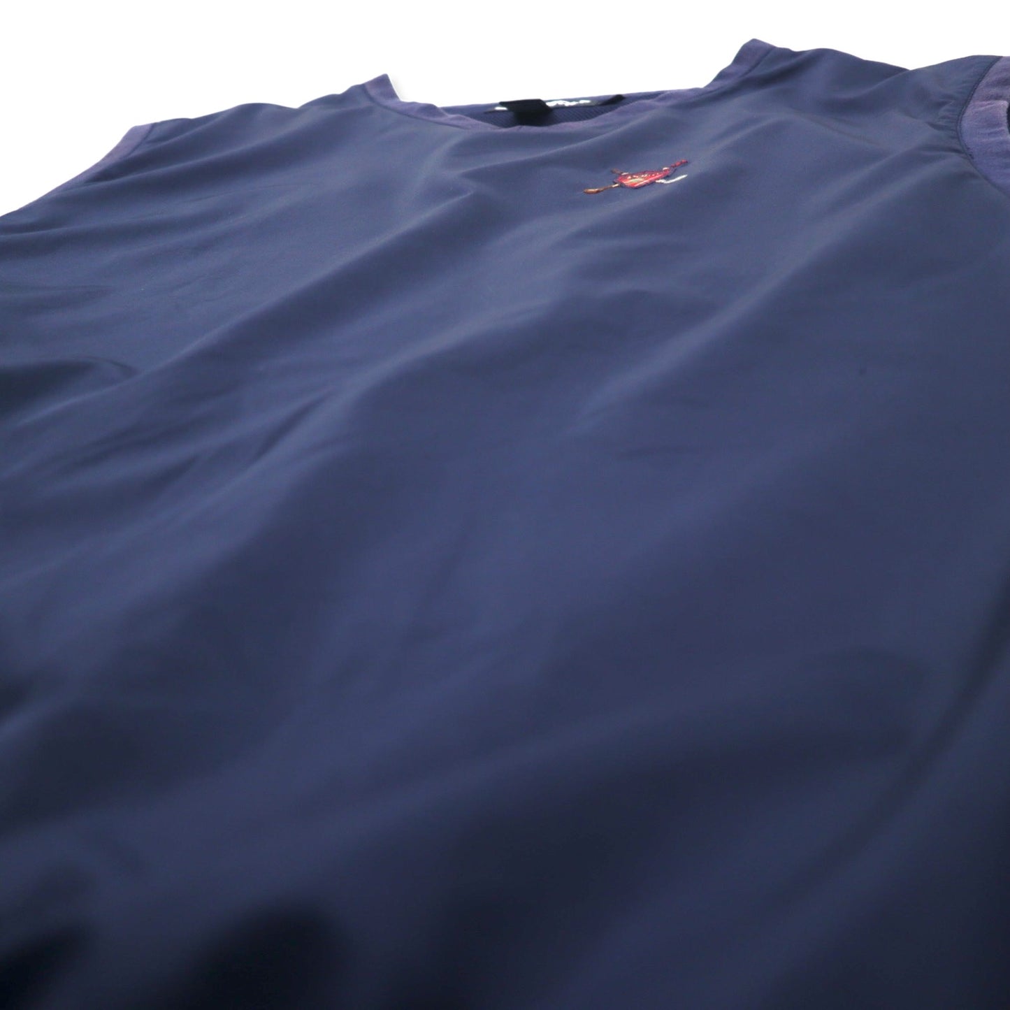 POLO GOLF RALPH LAUREN Piste Vest Pullover XL Navy Polyester Mesh Liner One Point Logo