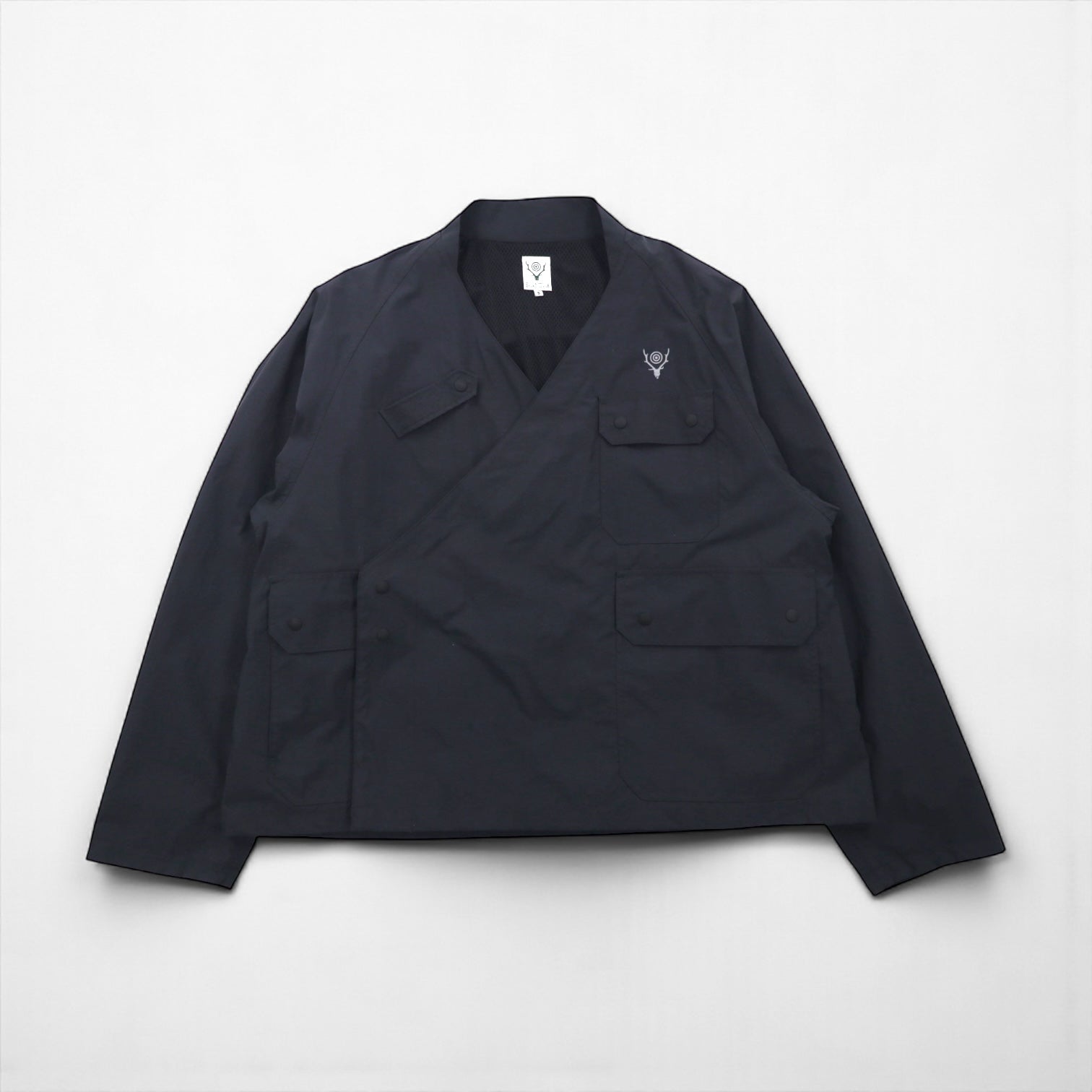 south2west8 シェルパジャケット South2 West8 作務衣 Sherpa Jacket シェルパジャケット S グレー