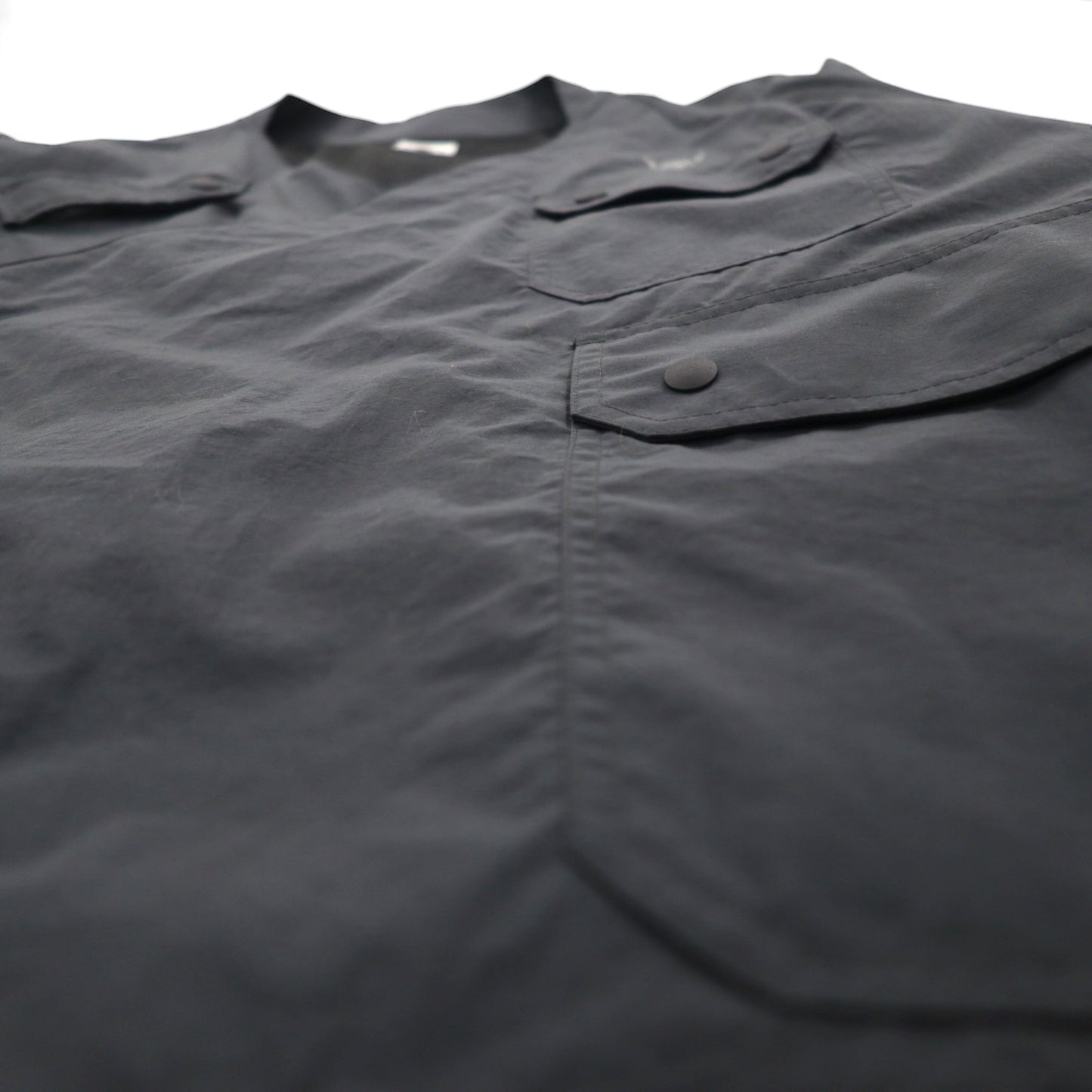 South2 West8 作務衣 Sherpa Jacket シェルパジャケット S グレー ナイロン EJ801 日本製