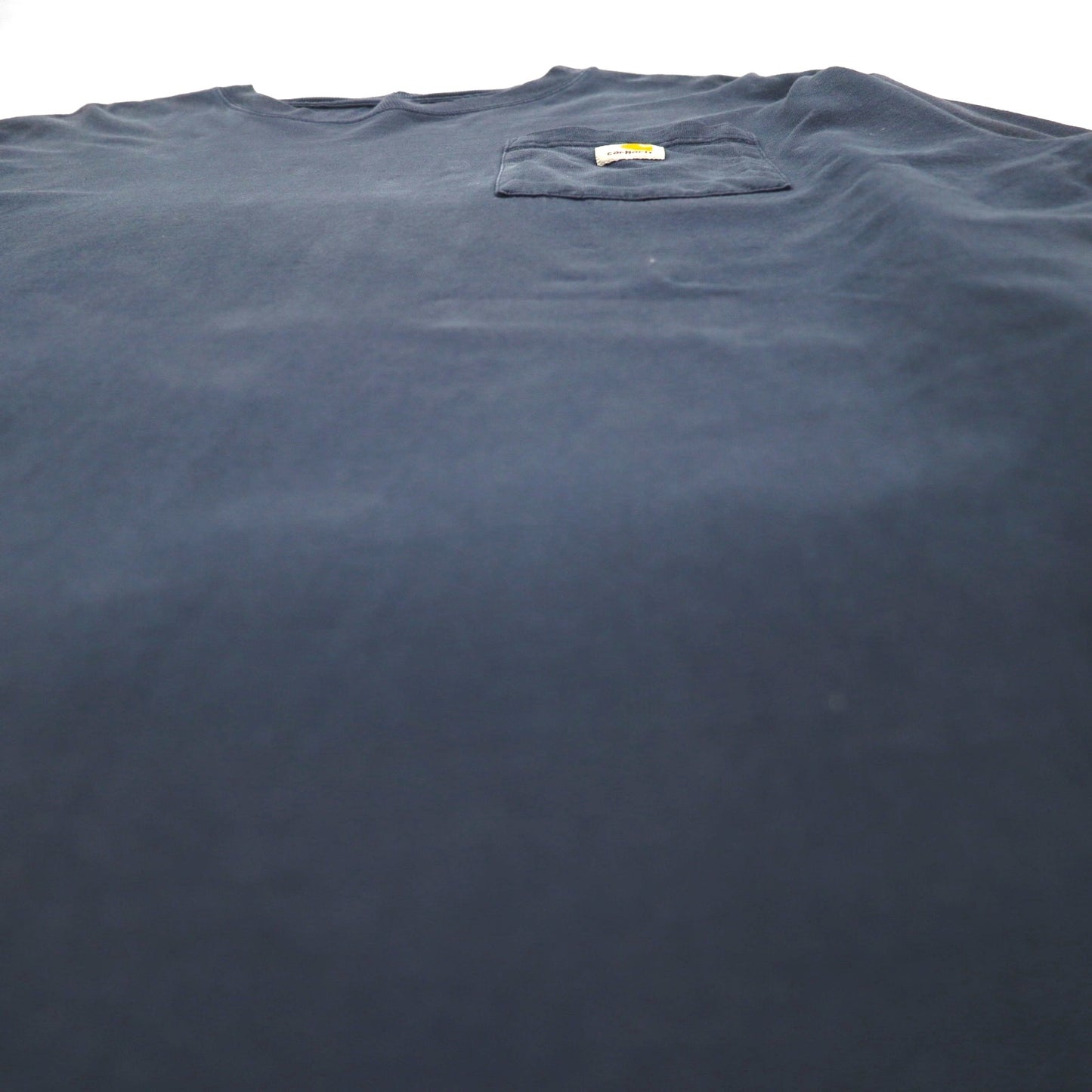 carhartt ロングスリーブ Tシャツ ロンT L ネイビー ポケット付き ホンジュラス製