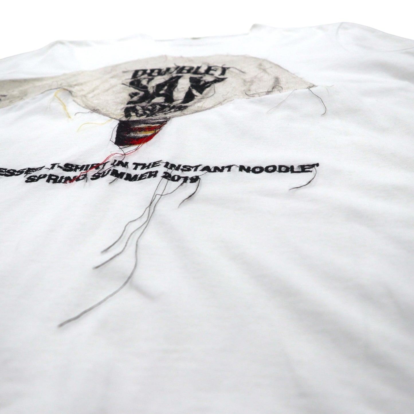 DOUBLET × DOVER STREET MARKET T-SHIRT HISTORY T-SHIRT M White Cotton