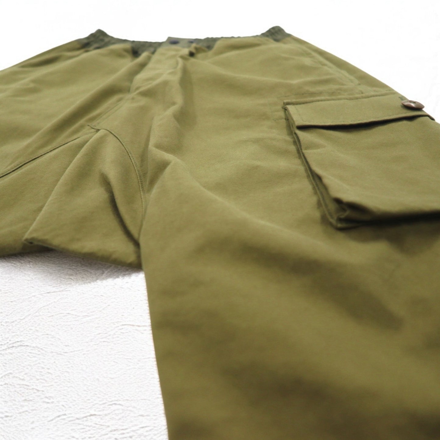 JUNYA WATANABE MAN Cargo Sarouel Pants XS Khaki Cotton AD2021 Made in Japan