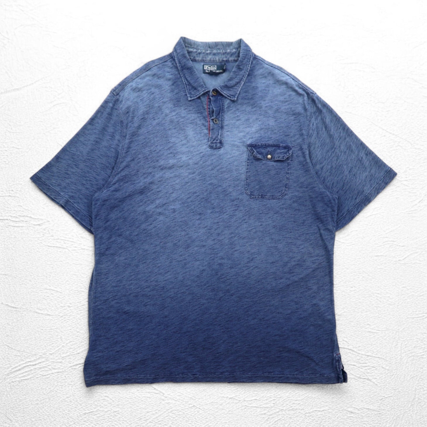 Polo by Ralph Lauren Indigo Polo Shirt 2XLT Blue Chest Pocket