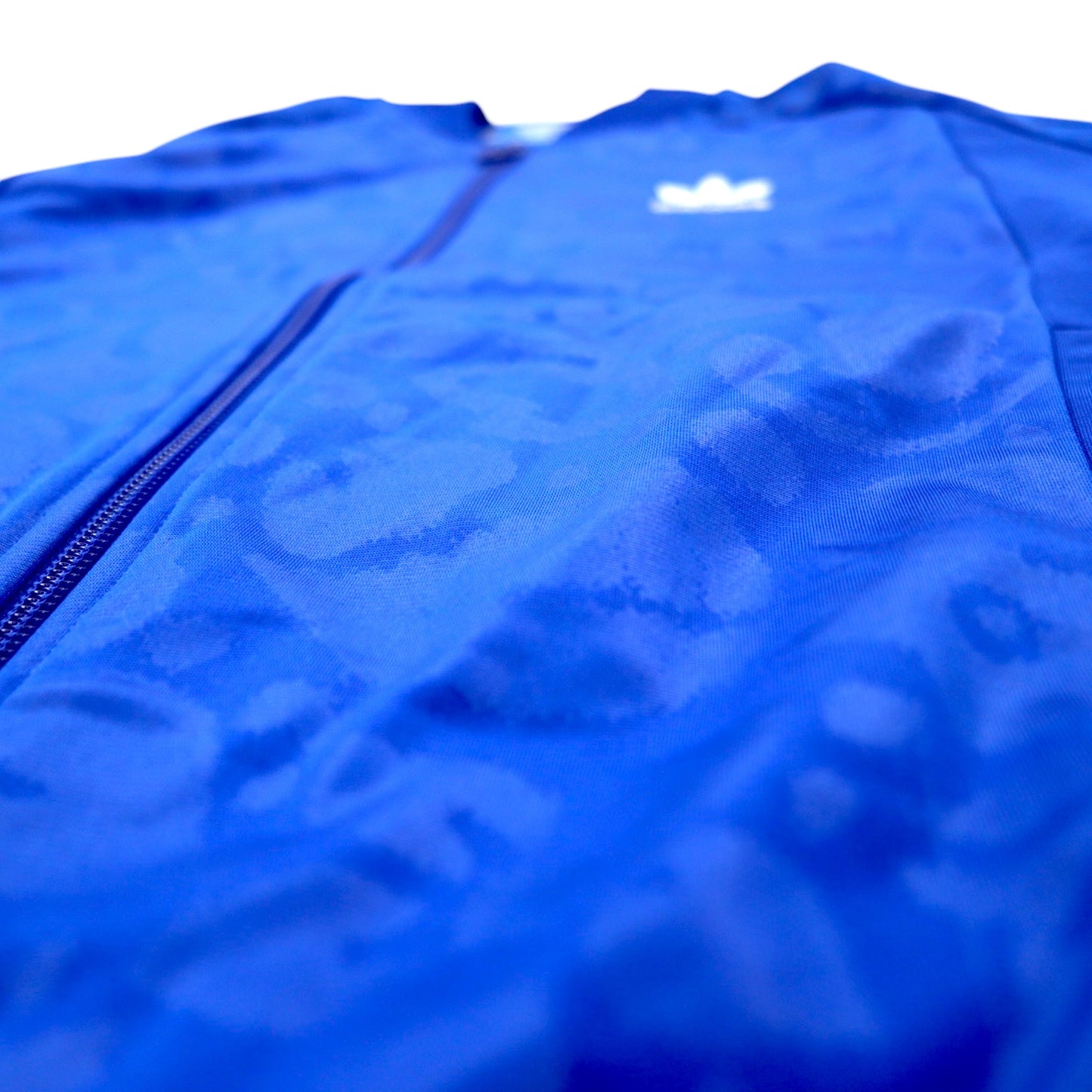 adidas originals ATP型 ハワイ スーパースター トラックジャケット ジャージ S ブルー 総柄 ハイビスカス トレフォイルロゴ 3ストライプ Z47787