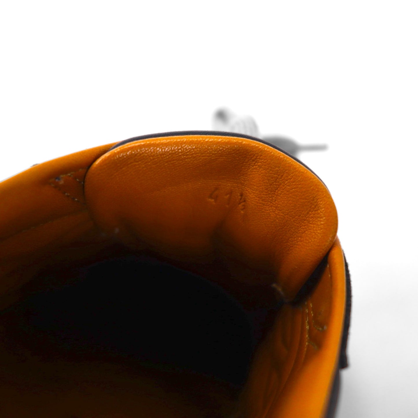 HERMES クイック Hロゴ スニーカー 26cm ブラック レザー イタリア製