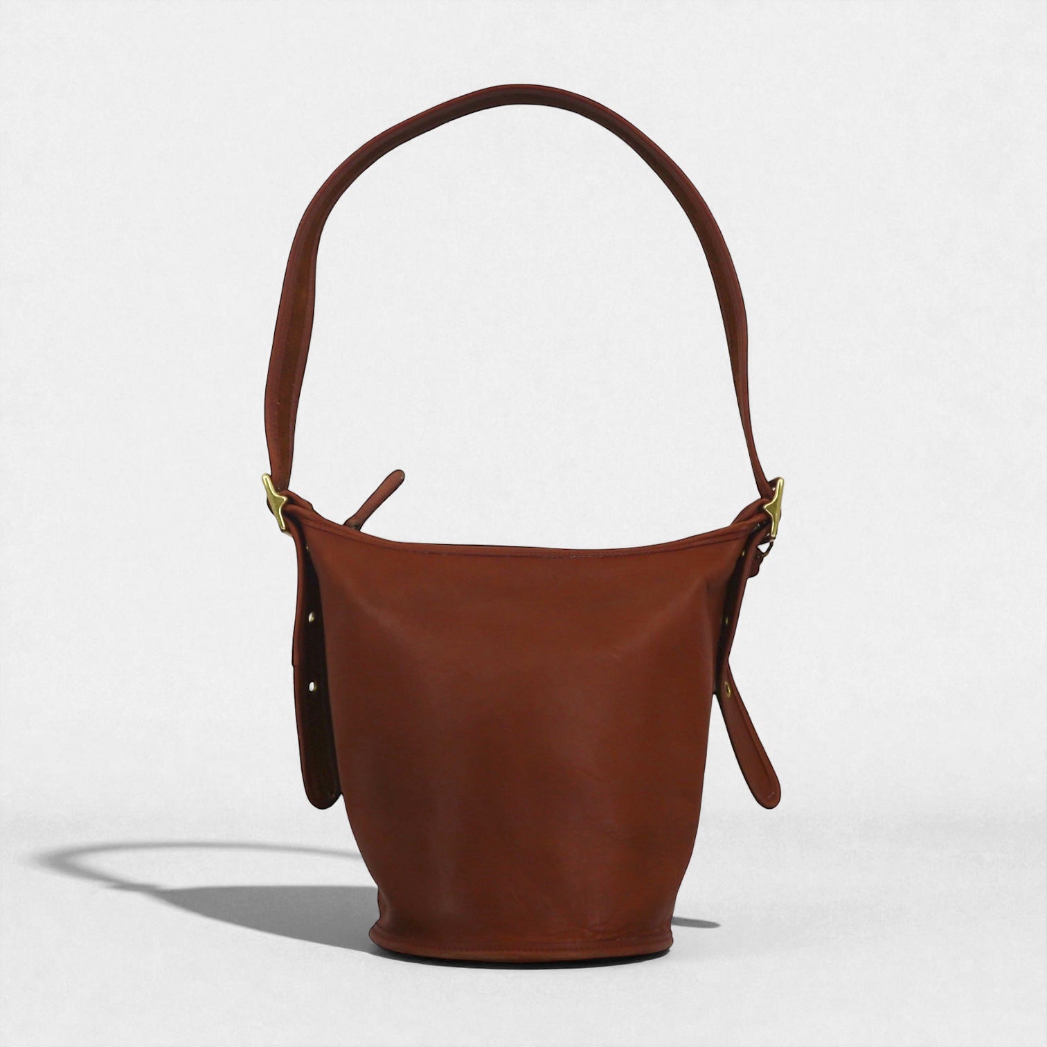 COACH Vintage USA Made Bucket Shoulder Bag, Leather, Cowhide, 9953 
