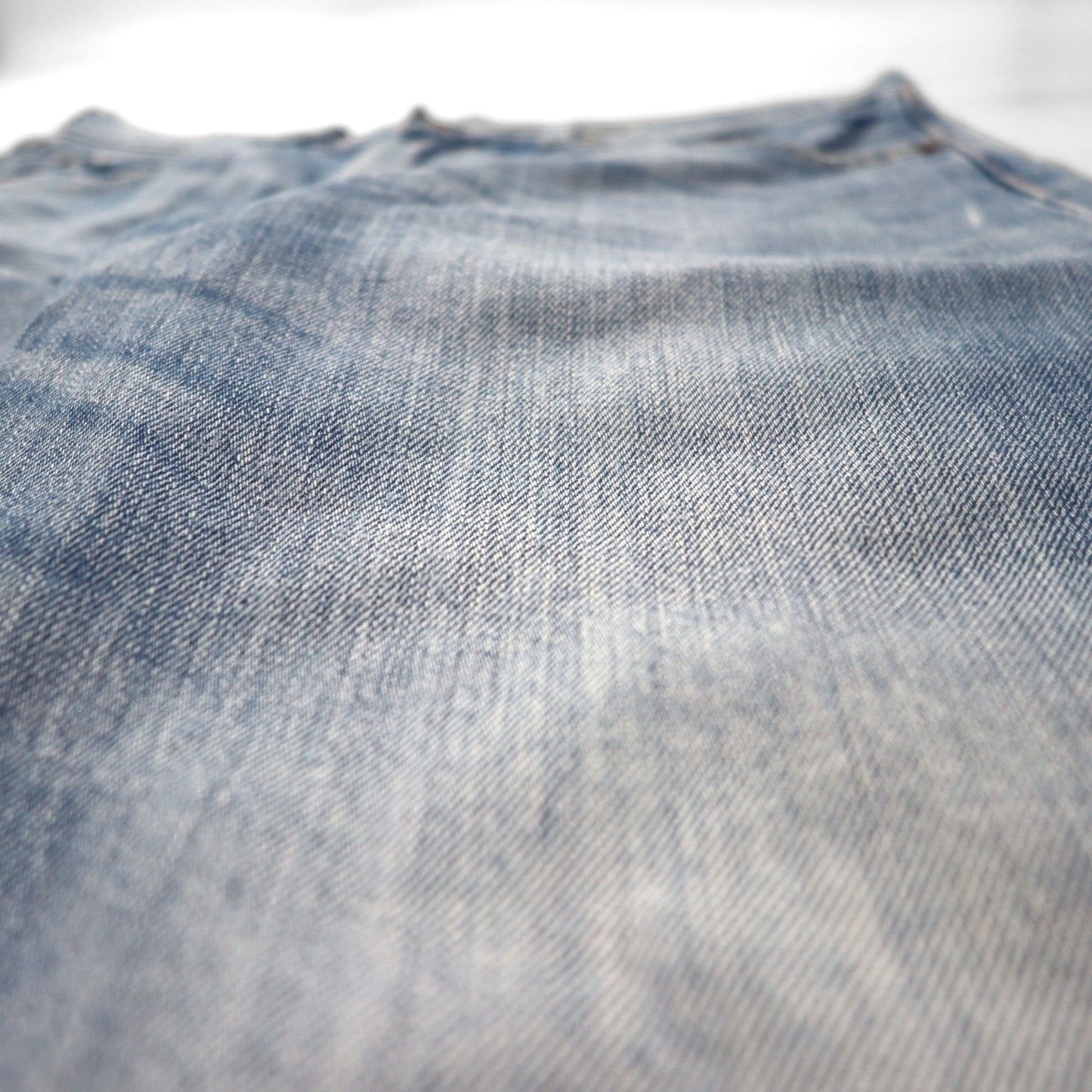 Levi's 503 ショート デニムパンツ ハーフパンツ M インディゴ ブルー レザーパッチ ジッパーフライ 503-0035