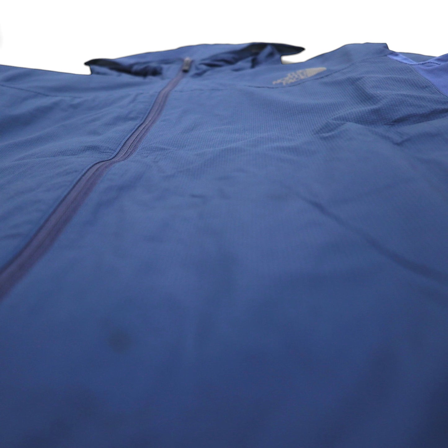 THE NORTH FACE Mountain Parka Shell Jacket, Size L, Navy, Waterproof, Drawcord, Sharp End Hoodie, NP61308