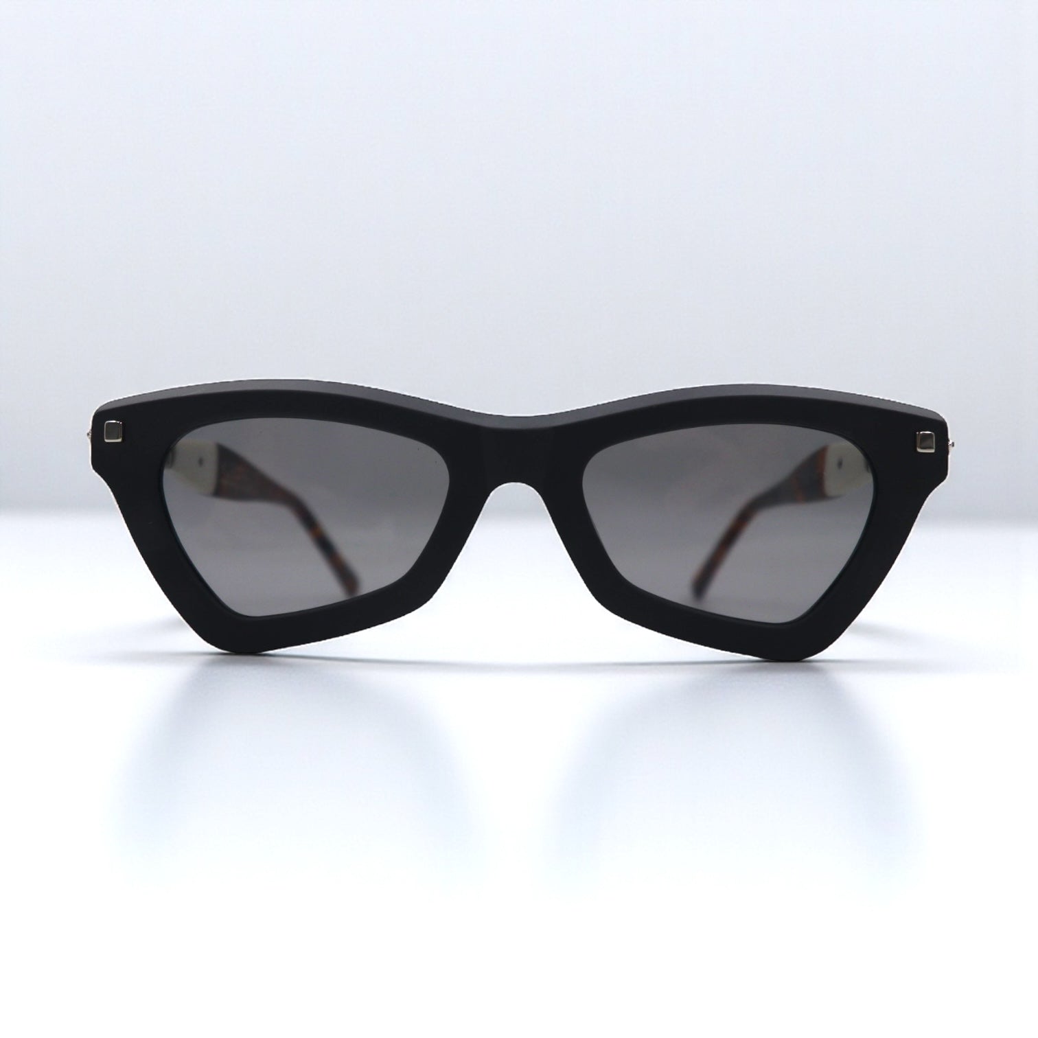 KUBORAUM Maske J7 Cat Eye Sunglasses, Black Tortoiseshell, BS 51