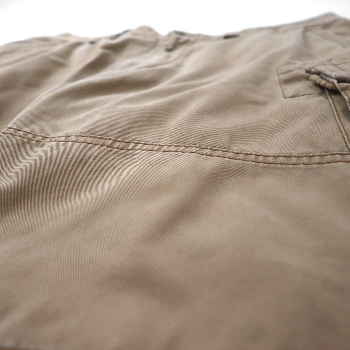 Polo by Ralph Lauren 90年代 ポロチノ バギー ショート カーゴパンツ ハーフパンツ L ベージュ コットン 膝下丈
