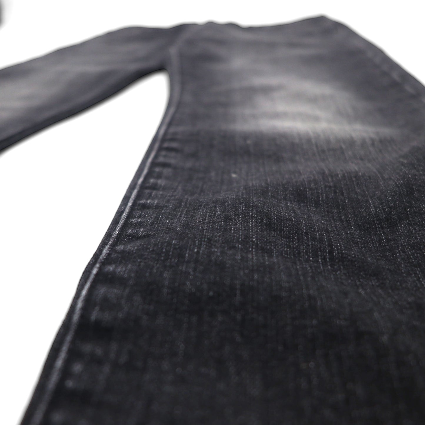 Levi's PREMIUM 511 ビッグE スリムフィット ストレッチ デニムパンツ ジーンズ M ブラック レザーパッチ 04511-2402