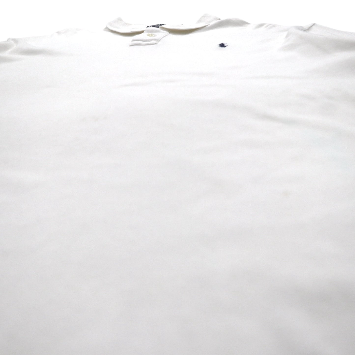 Polo by Ralph Lauren ポロシャツ XL ホワイト コットン スモールポニー刺繍 ビッグサイズ