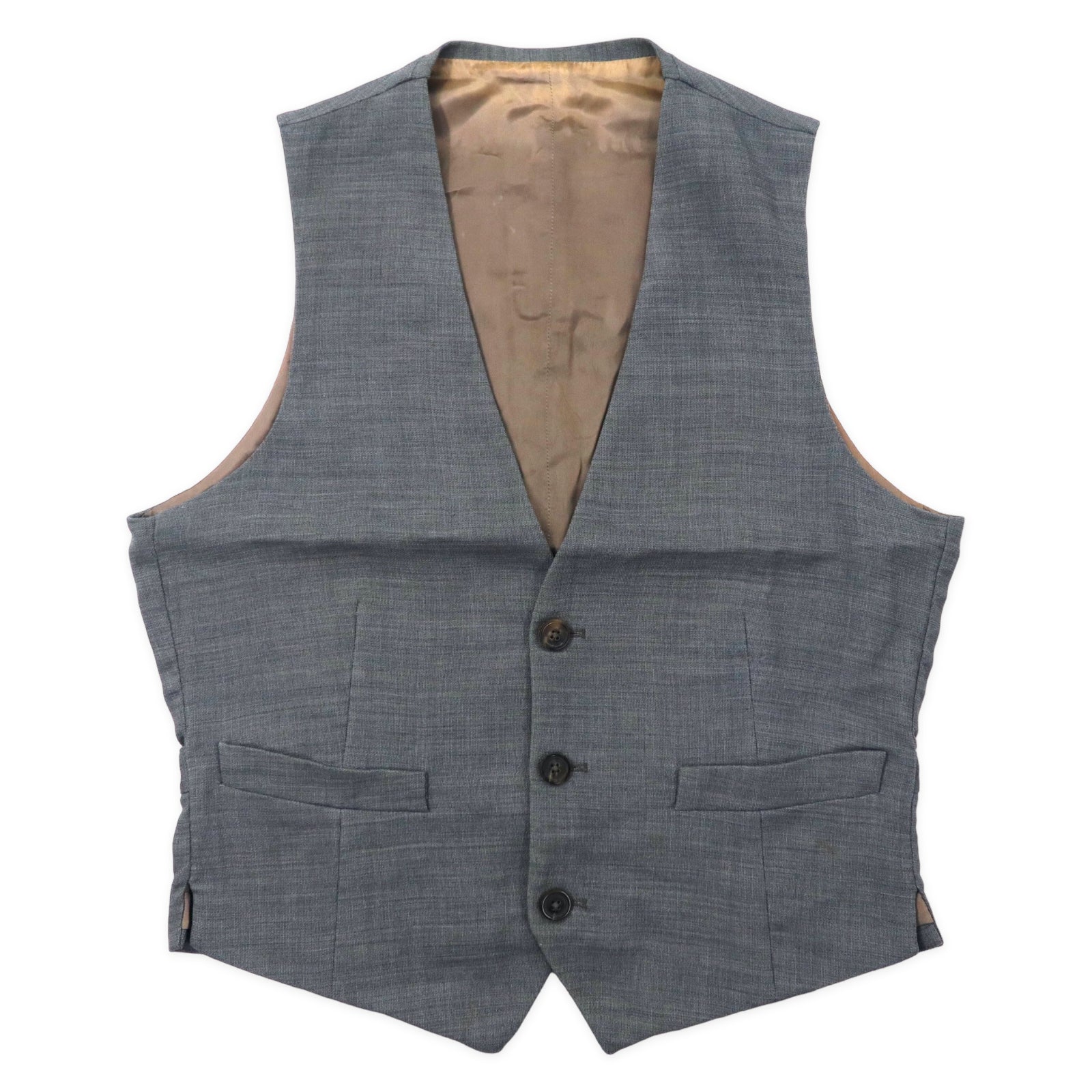 Maison Martin Margiela 14 WaistCoat Vest 46 Gray Wool Italy Made 