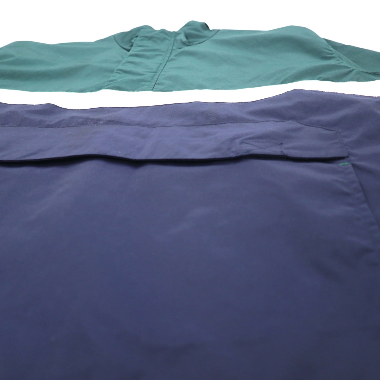 GEAR FOR SPORTS ハーフジップ ナイロンジャケット アノラックジャケット M グリーン ネイビー リップストップ
