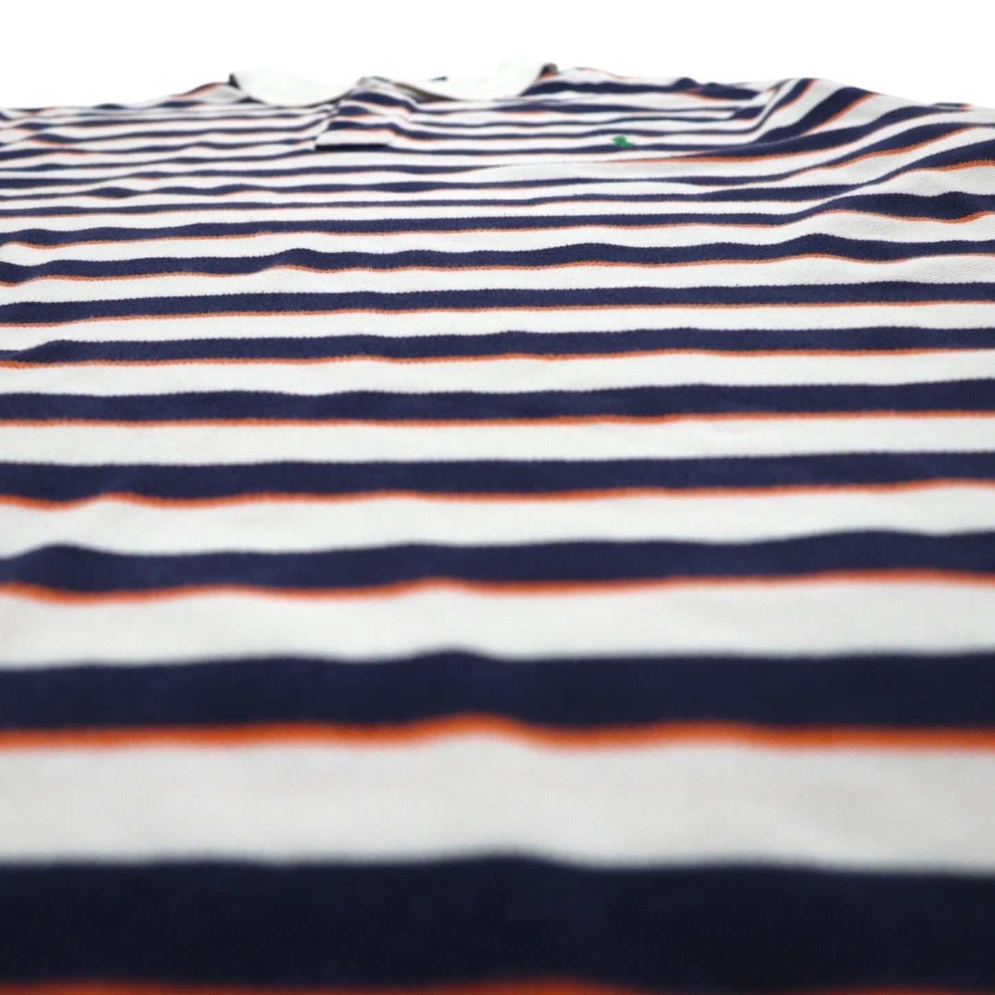 Polo by Ralph Lauren Striped Polo Shirt 2XL TALL White Navy Small Pony Embroidery Big Size