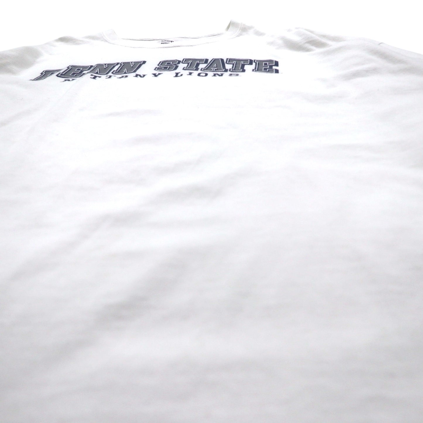 Champion College Print Long Sleeve T-Shirt, 4XL, White, PENN STATE, Big Size, Made in Nicaragua