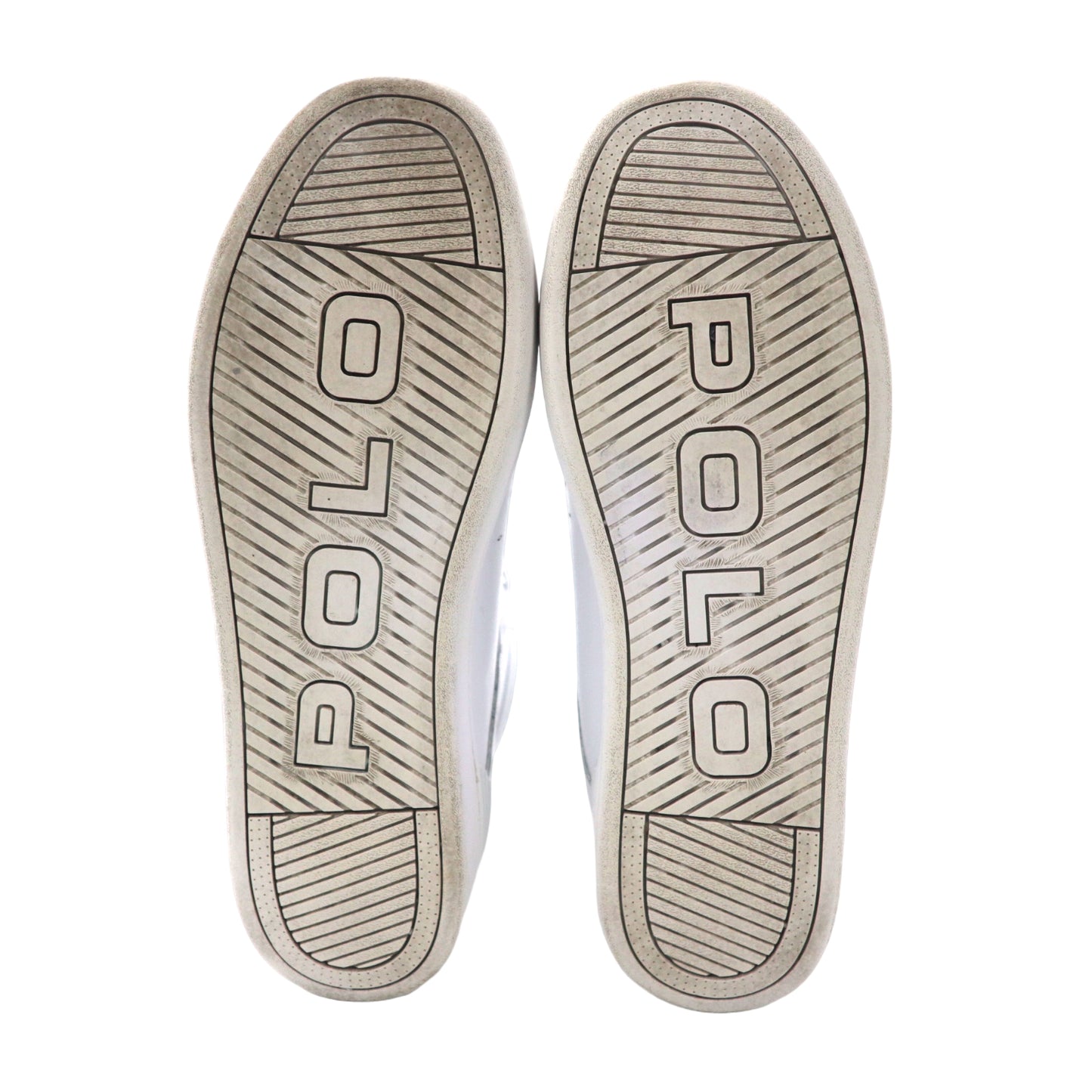 POLO RALPH LAUREN high cut sneakers 27.5cm white leather TALBERT HIGH pony embroidery