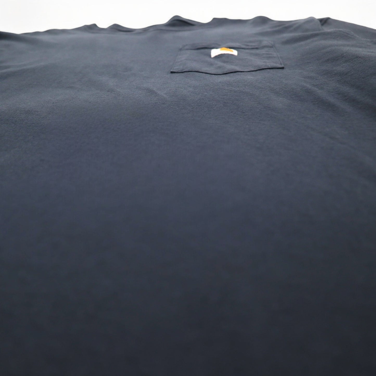 Carhartt Long Sleeve Pocket T-Shirt, XL, Navy, ORIGINAL FIT, K126, Made in Mexico