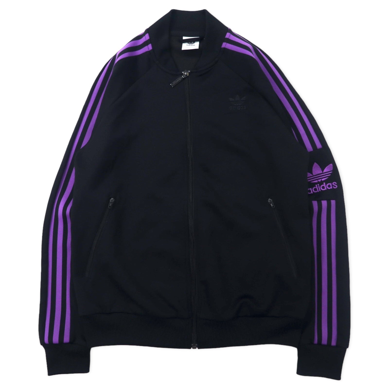 Adidas ORIGINALS ATP Super Star TRACKET Jersey L Black Purple Polyester 3  Striped Striped Striped Striped Embroidery DV0132 – 日本然リトテ