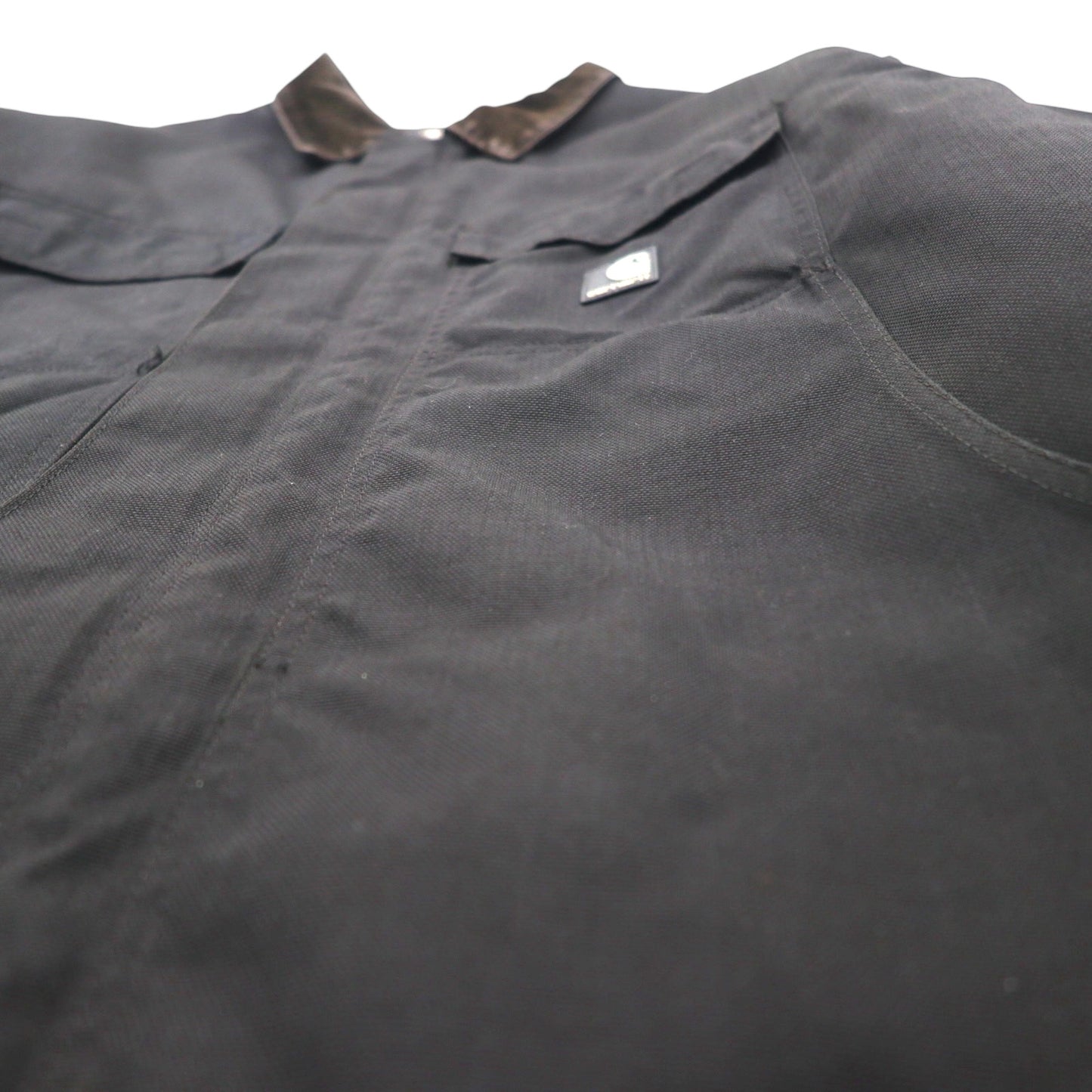 Carhartt Extreme Coat, CORDURA nylon coverall, XL, black, padded, double-zip, corduroy collar, C55