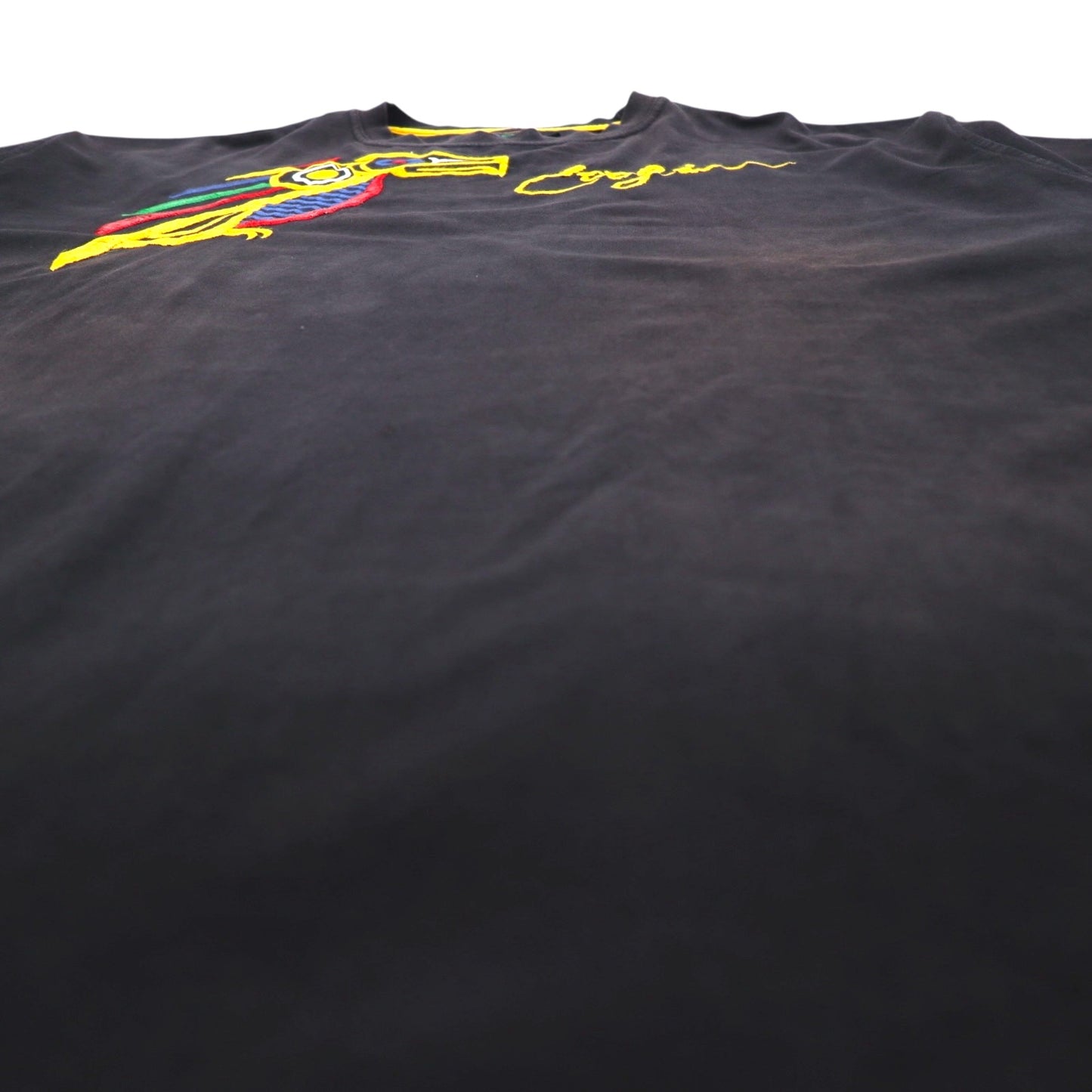 COOGI 90年代 刺繍 Tシャツ 4XL ビッグサイズ ブラック コットン