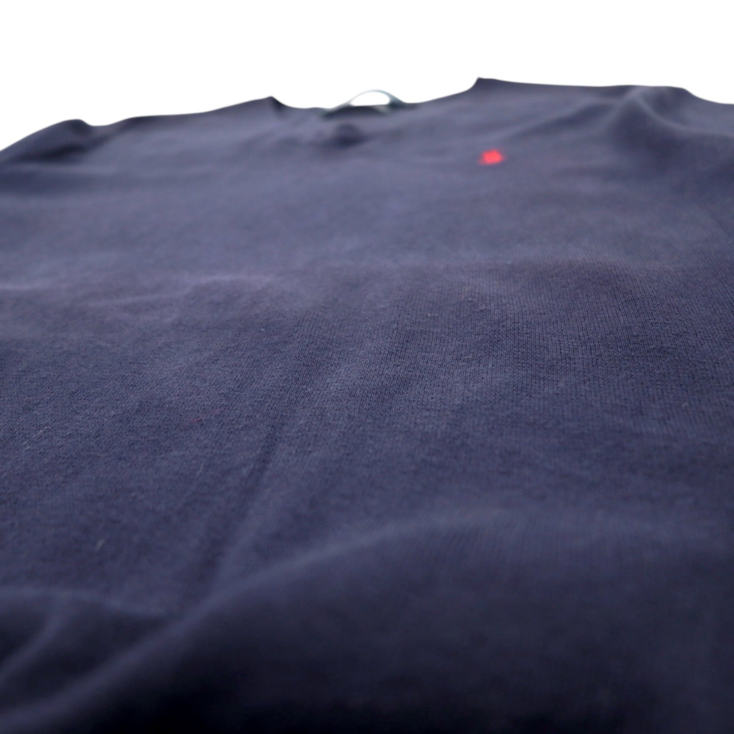 Polo by Ralph Lauren 90s V-neck Pima cotton knit sweater, large, navy, small pony embroidery