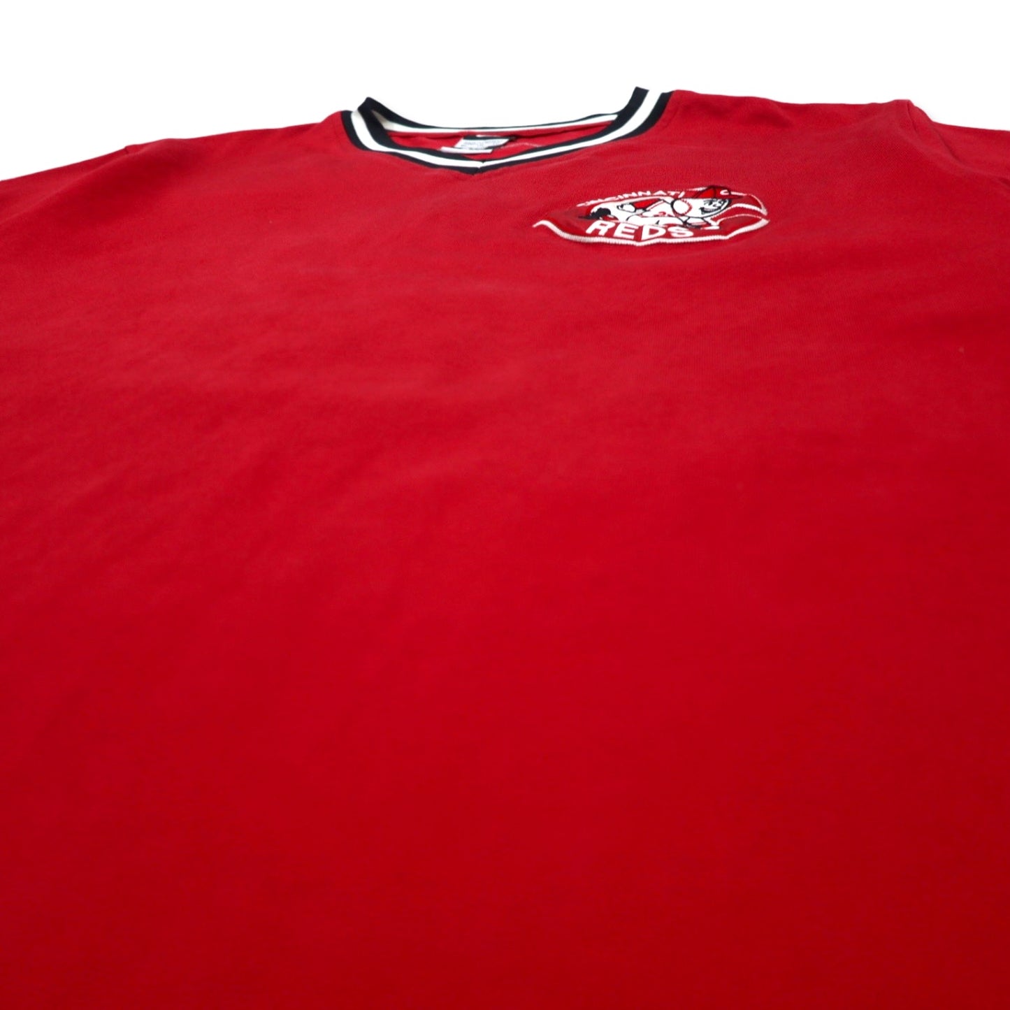 NIKE ゲームシャツ ベースボールシャツ XXL レッド コットン ポリエステル COOPERSTOWN COLLECTION ナンバリング MLB CINCINNATI REDS ビッグサイズ