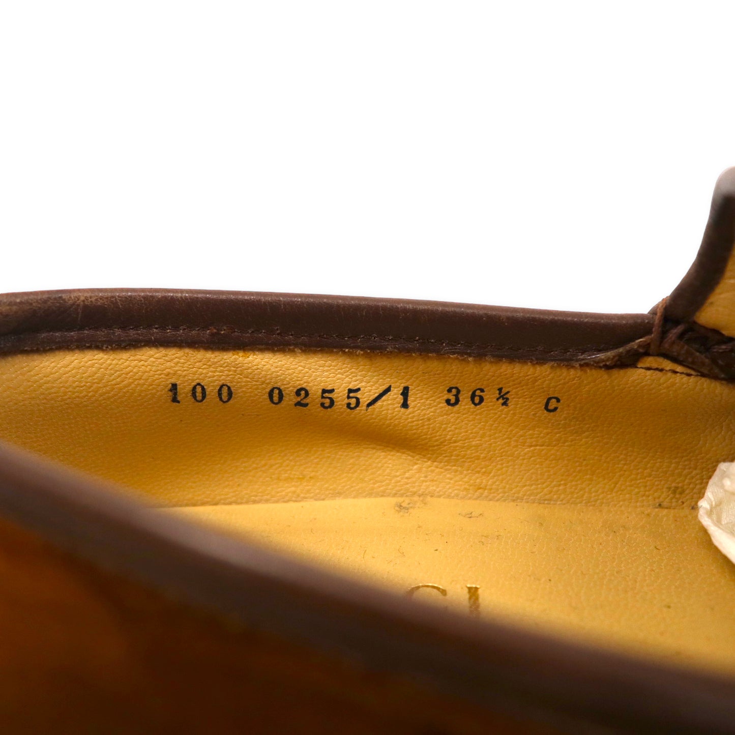 GUCCI Horsebit Loafer 23.5cm Brown Suede Leather 100 0255 / 1