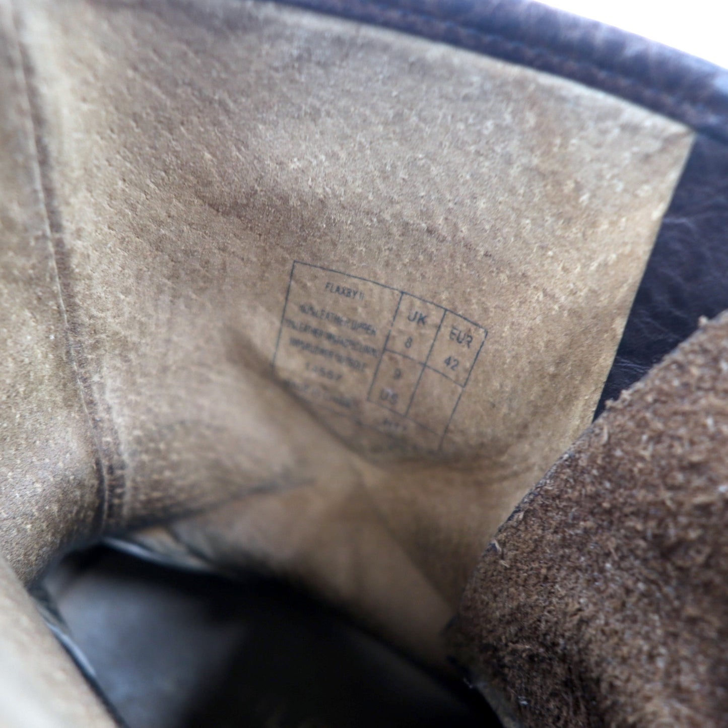 POLO RALPH LAUREN Moccasin Lace-up Boots 27cm Brown Leather FLAXBY TUMBLED LEATHER BOOT 14357