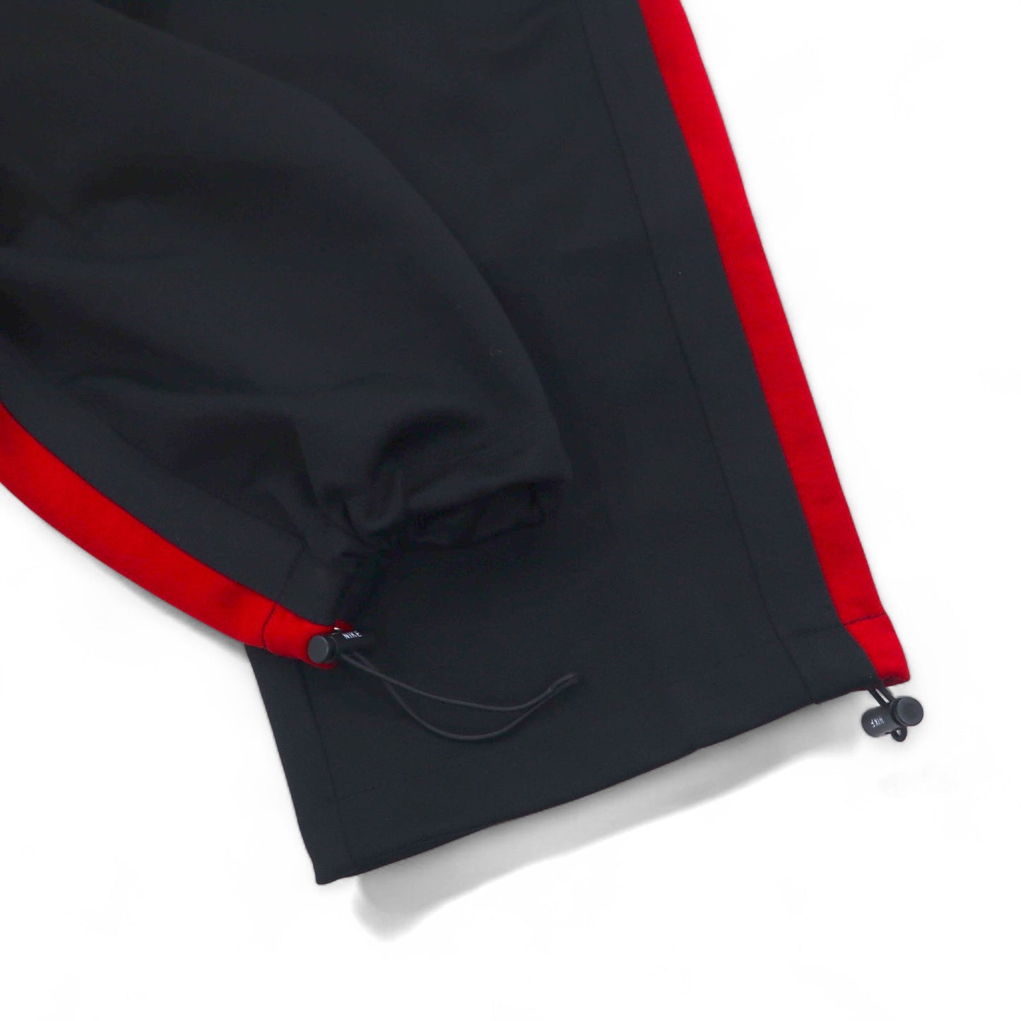 NIKE 00s Track Jacket Set Up Jersey L Black Red Swoosh