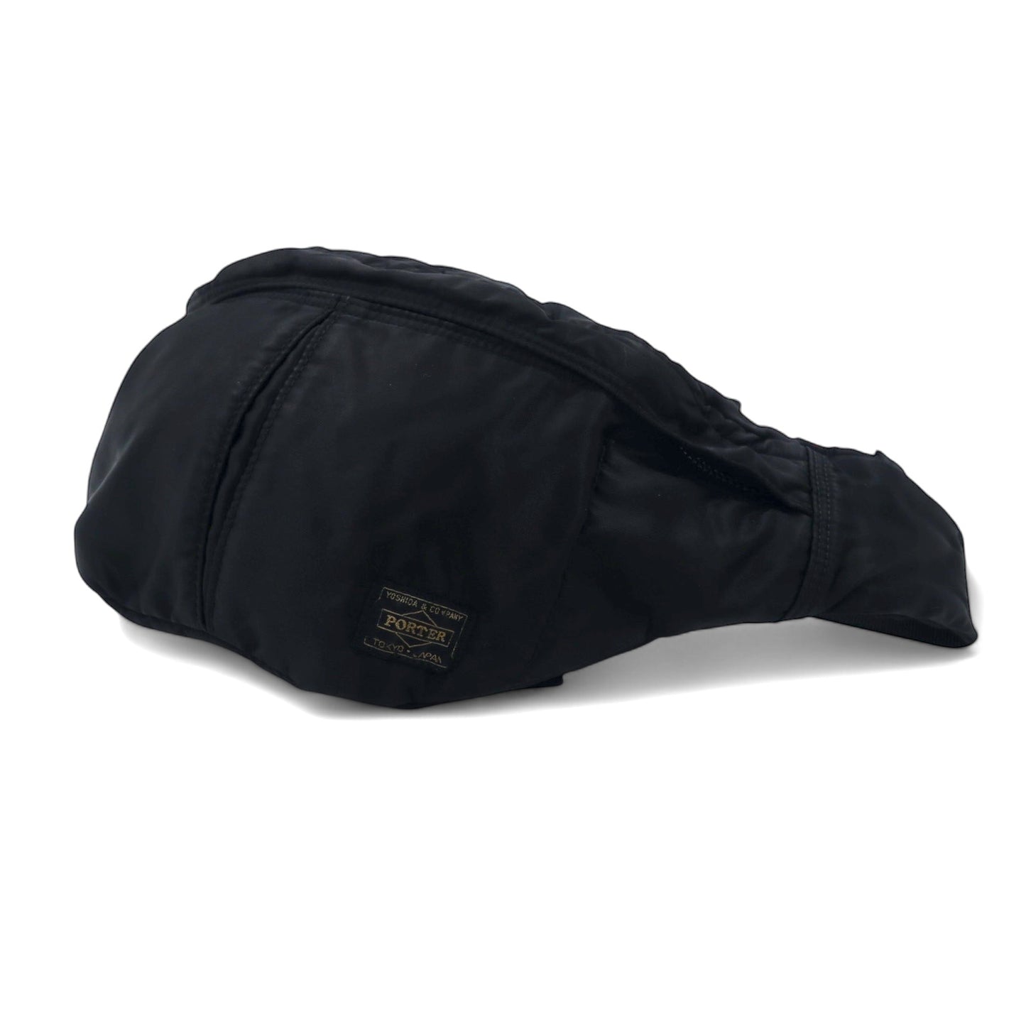 PORTER TANKER Waist Bag Body Bag Black Nylon Made in Japan