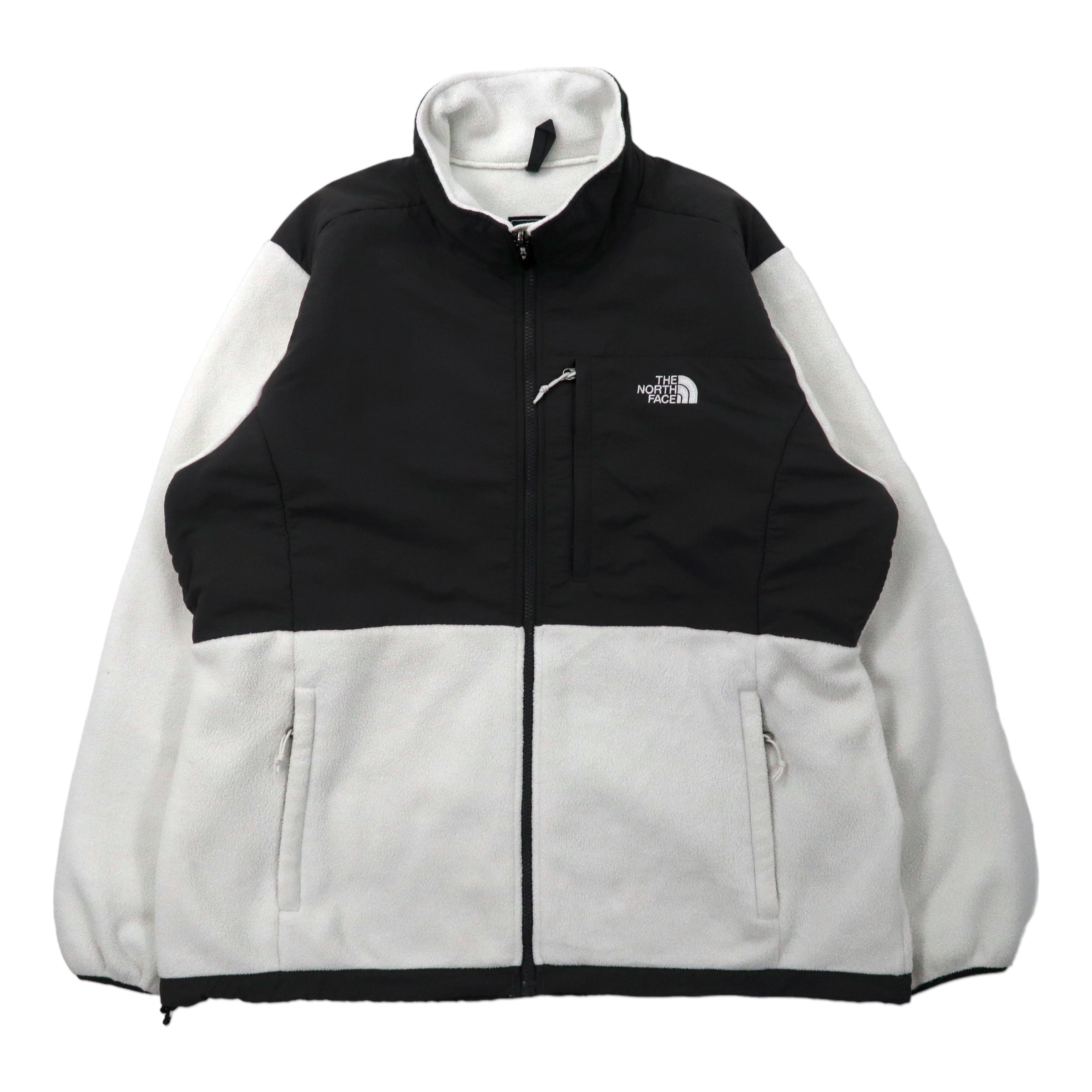 THE NORTH FACE Denali Jacket FLEECE Jacket XL White Polartec