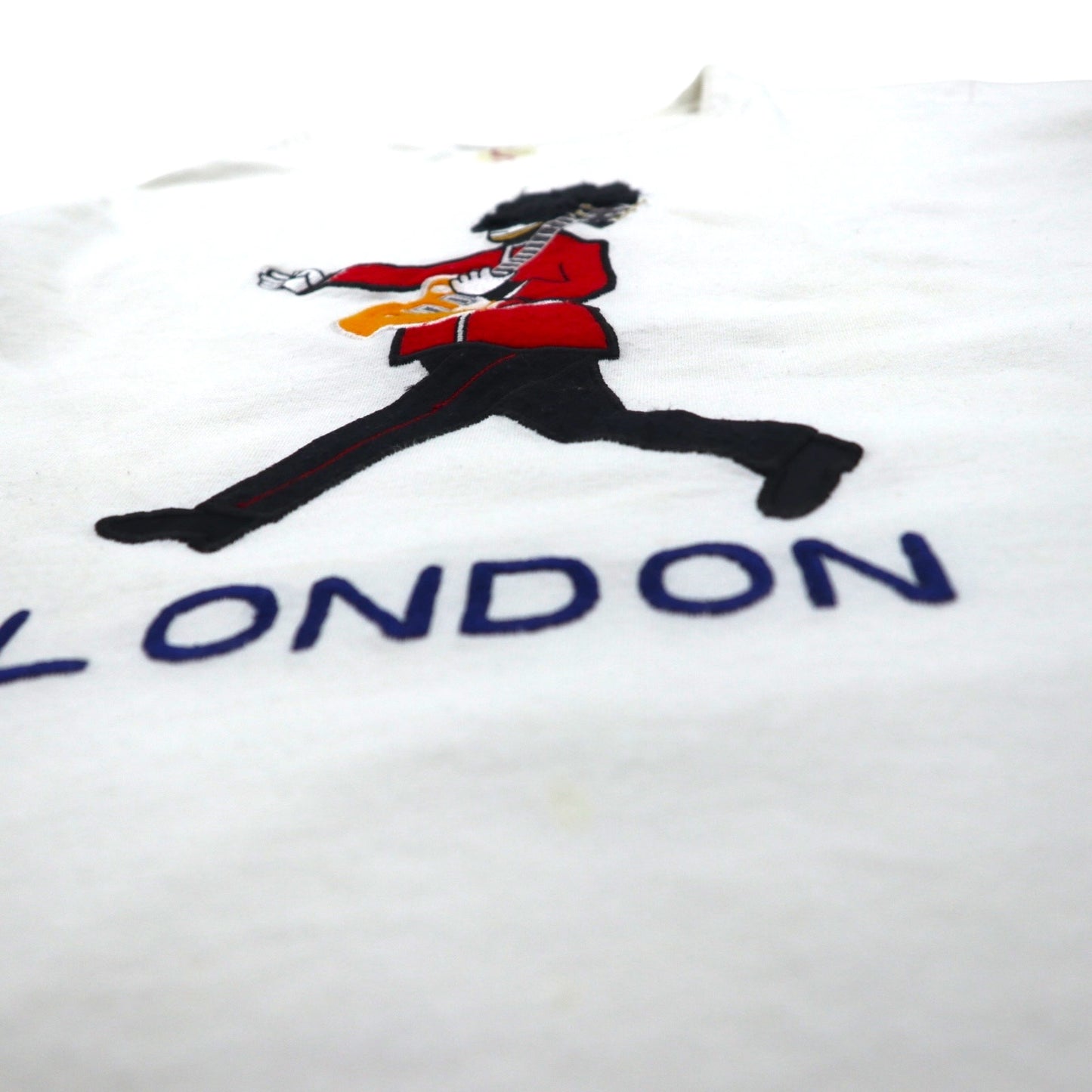 BRU NA BOIINE Souvenir T-Shirt, Size S, White, LONDON, Cotton, Made in Japan