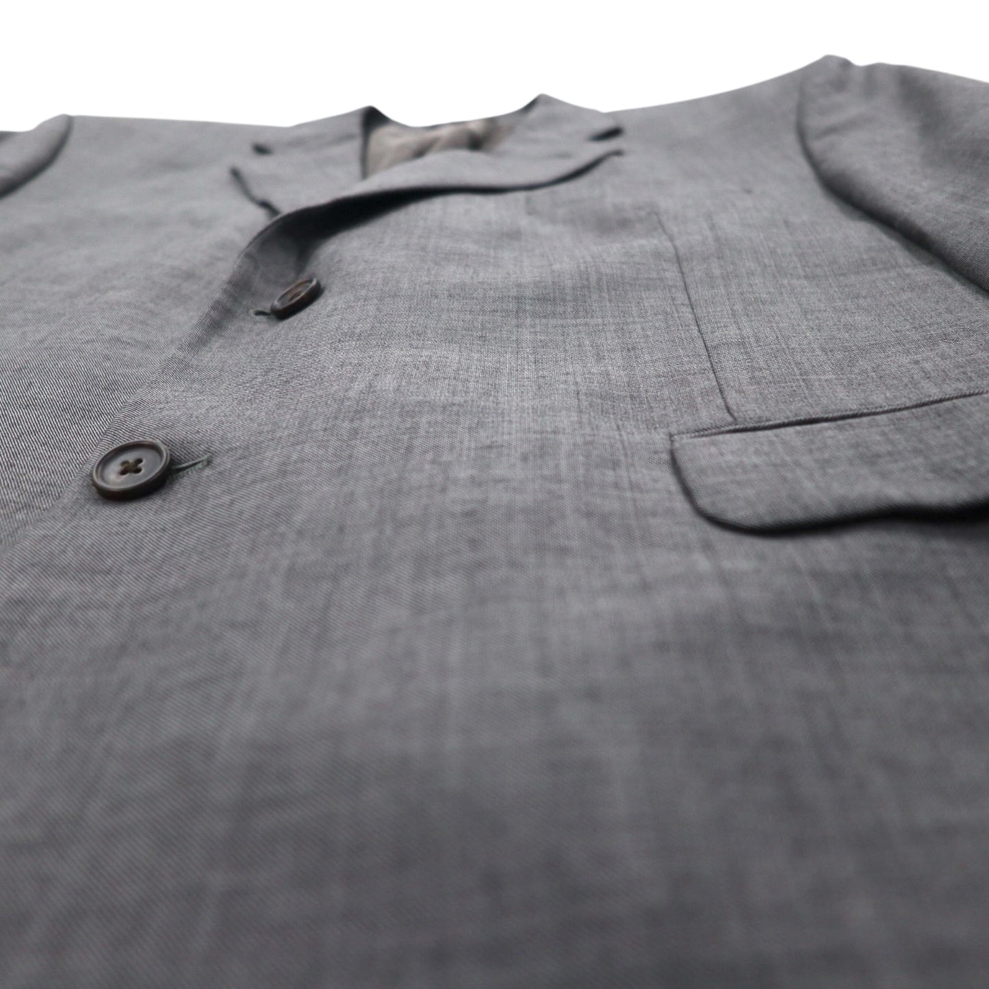 LAUREN RALPH LAUREN 2B テーラードジャケット スーツ L グレー ウール