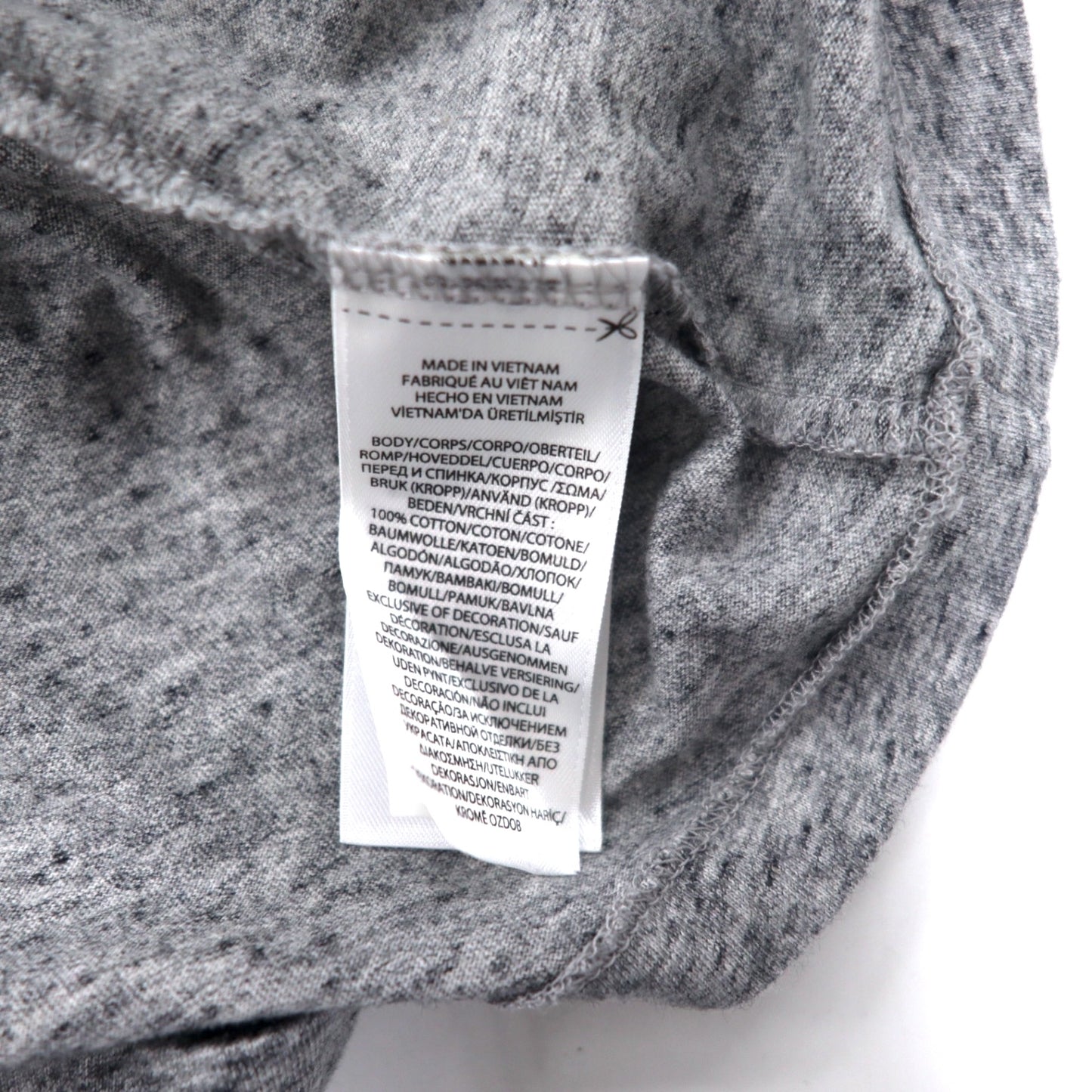 POLO RALPH LAUREN クルーネック Tシャツ L グレー コットン スモールポニー刺繍