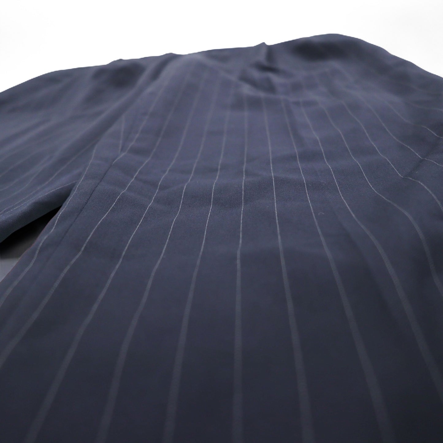 LAUREN RALPH LAUREN カナダ製 90年代 2B スーツ セットアップ L ネイビー ストライプ ウール