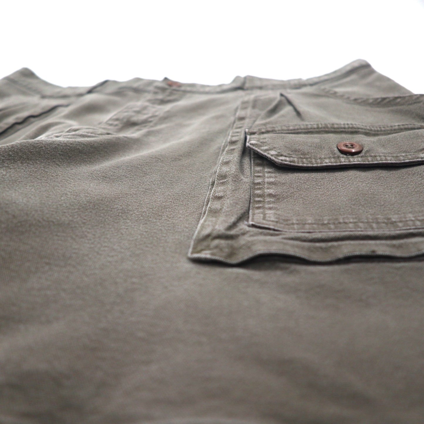 Cabela's 90年代 ブッシュ ショートパンツ ハーフパンツ L カーキ コットン ポケット