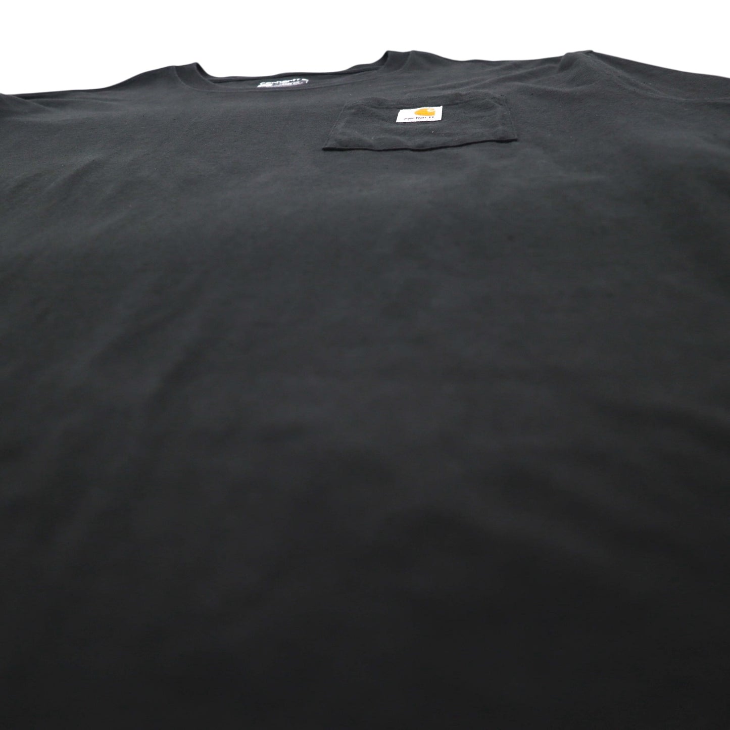 carhartt ルーズフィット ポケット付き ロングスリーブ Tシャツ ロンT 2XL LOOSE FIT ブラック K126 グアテマラ製