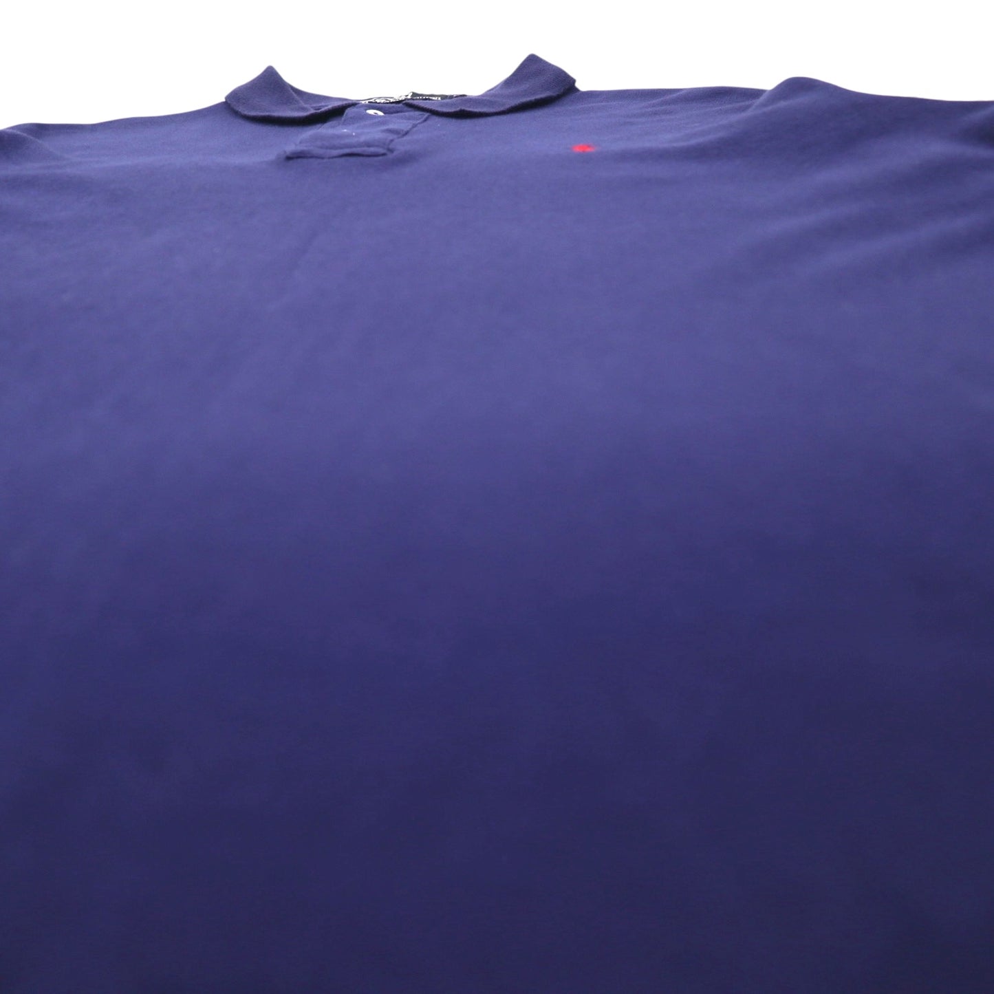 Polo by Ralph Lauren 90s USA Made Polo Shirt, Size L, Navy Cotton with Small Pony Embroidery