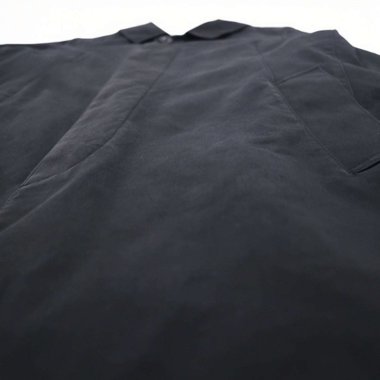 TOMORROWLAND ステンカラーコート S ブラック コットン ライナー着脱式 カシミヤ シルク混