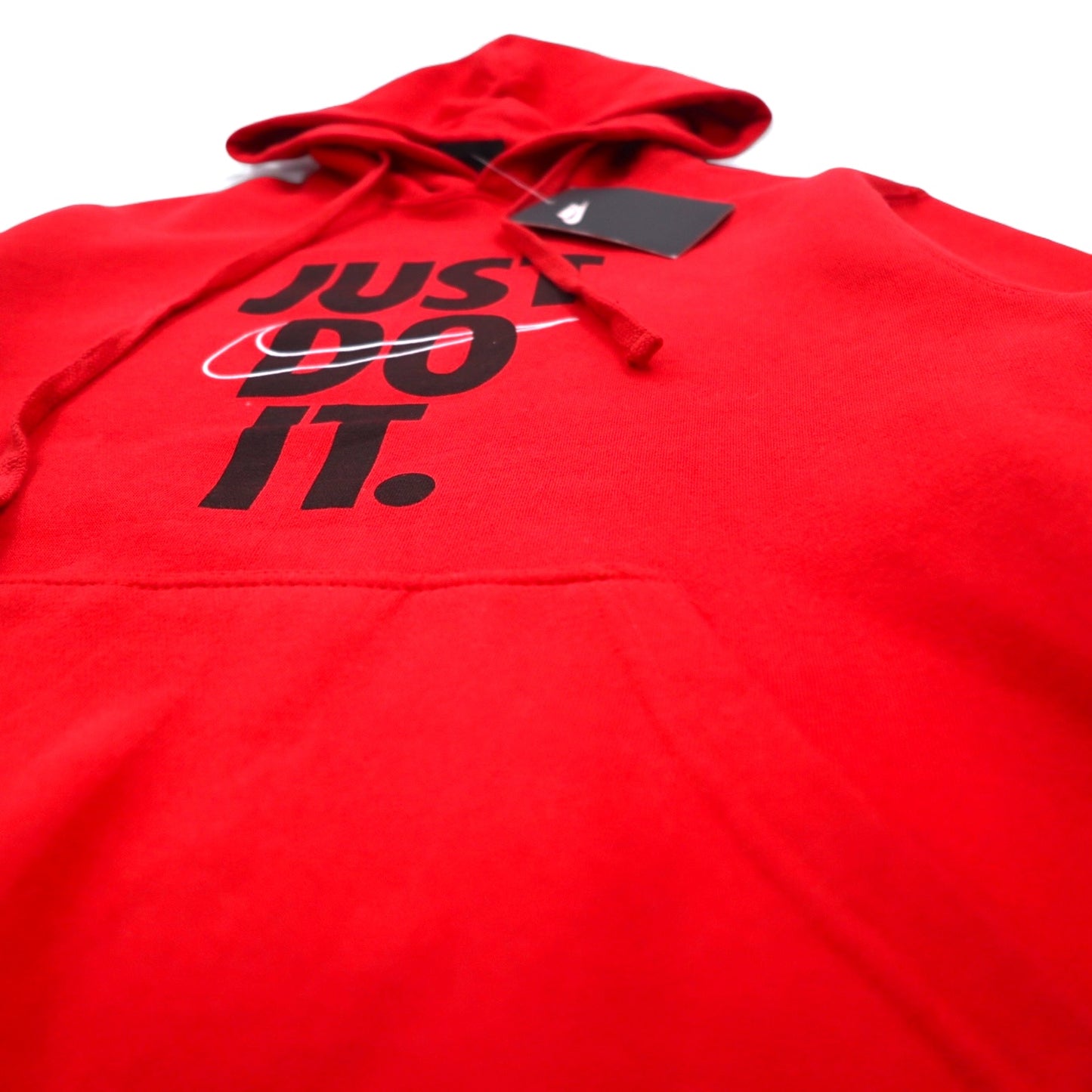 NIKE プルオーバーパーカー S レッド Just Do It Hoodie 928717-657 パキスタン製 未使用品