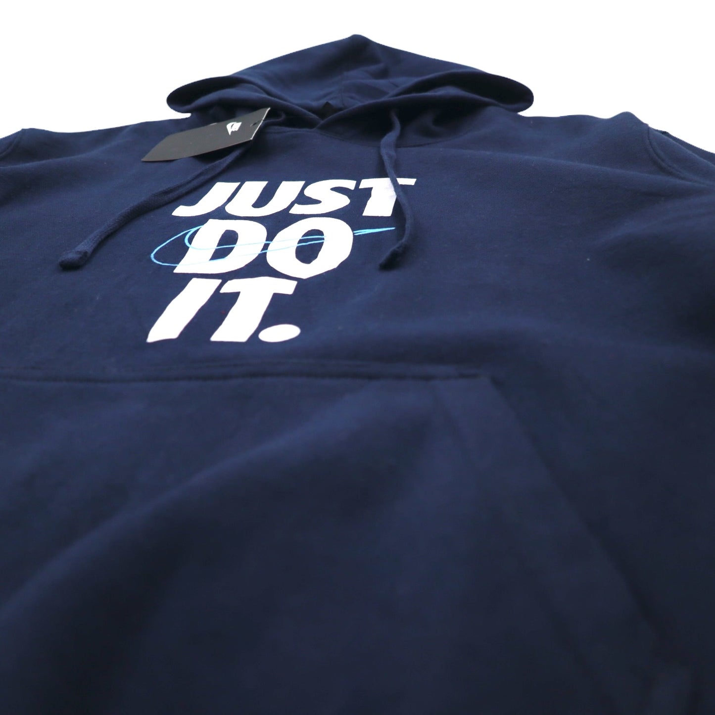 NIKE プルオーバーパーカー M ネイビー JUST DO IT HOODIE 928717-451 パキスタン製 未使用品
