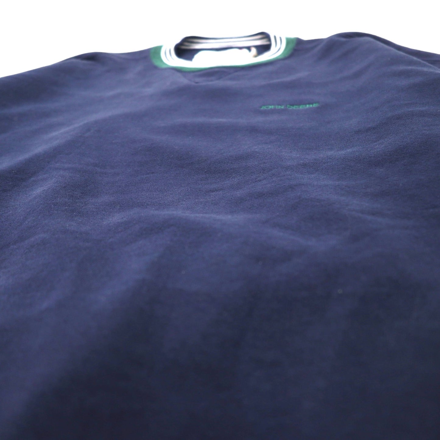 K-Products USA製 90年代 HEAVY WEIGHT リブライン スウェット XL ネイビー コットン