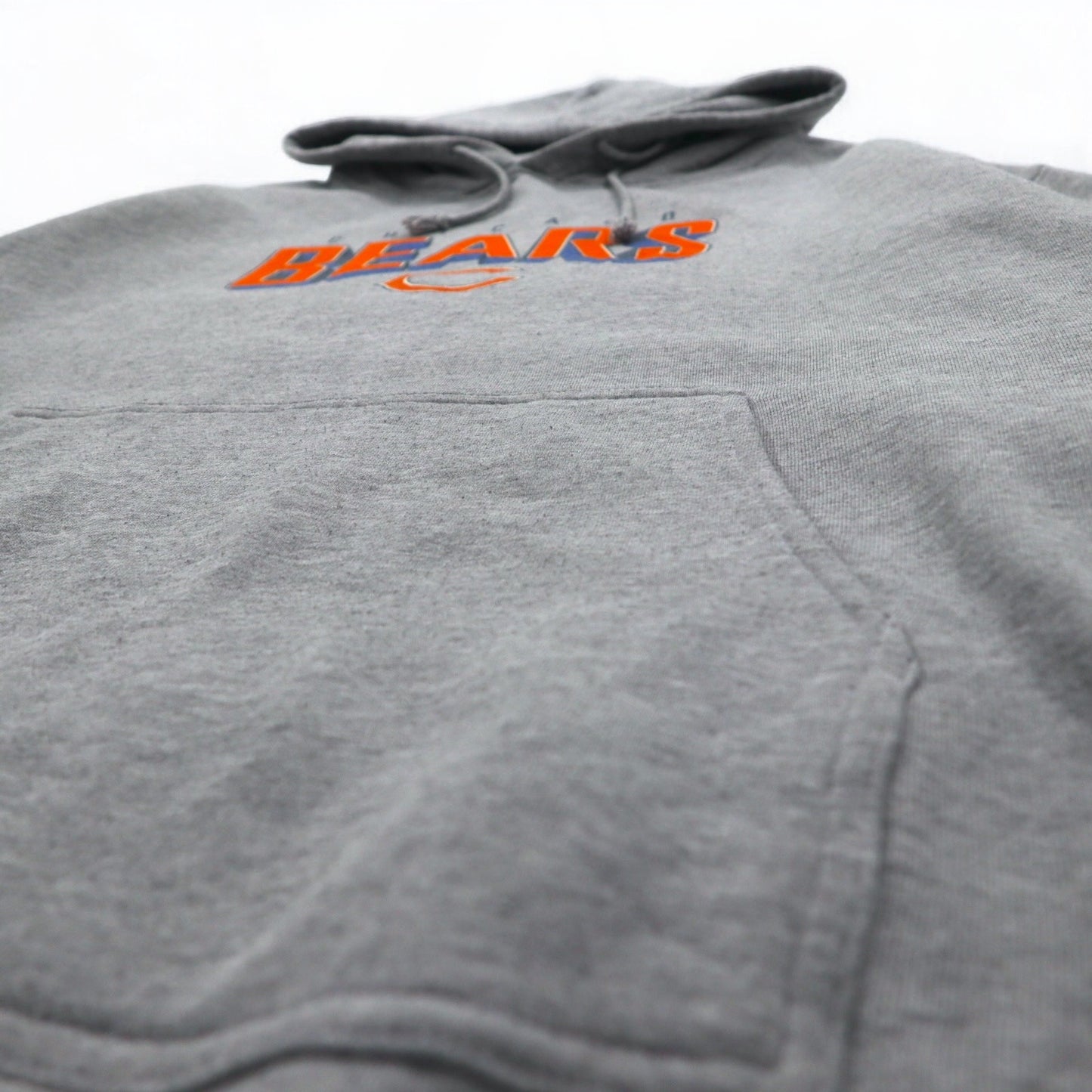 Reebok プルオーバー パーカー L グレー コットン NFL CHICAGO BEARS