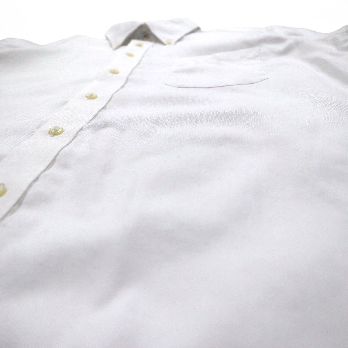 CHAPS オックスフォード ボタンダウンシャツ L ホワイト NON IRON PURE COTTON