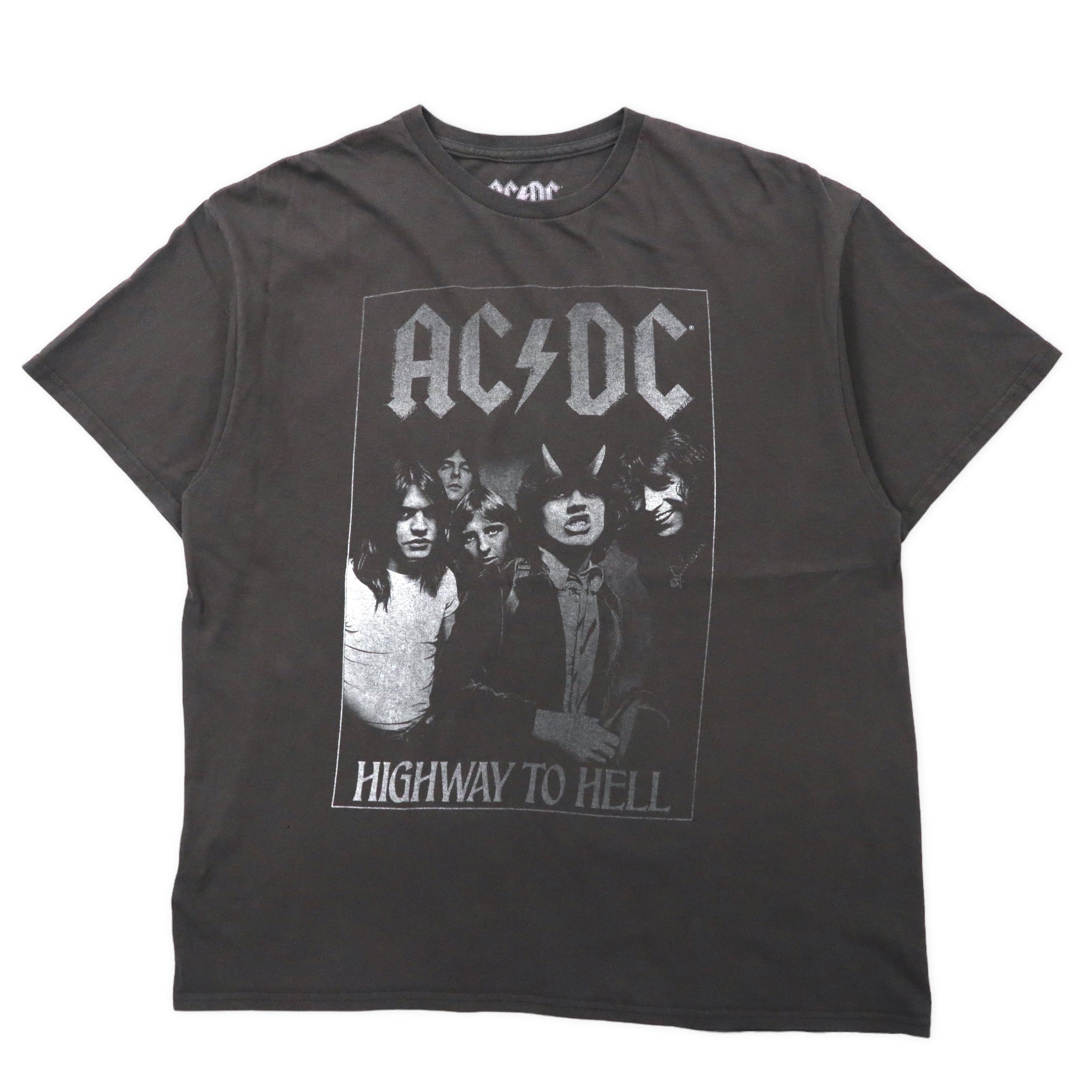AC/DC バンドTシャツ XL グレー コットン HIGHWAY TO HELL – 日本然リトテ