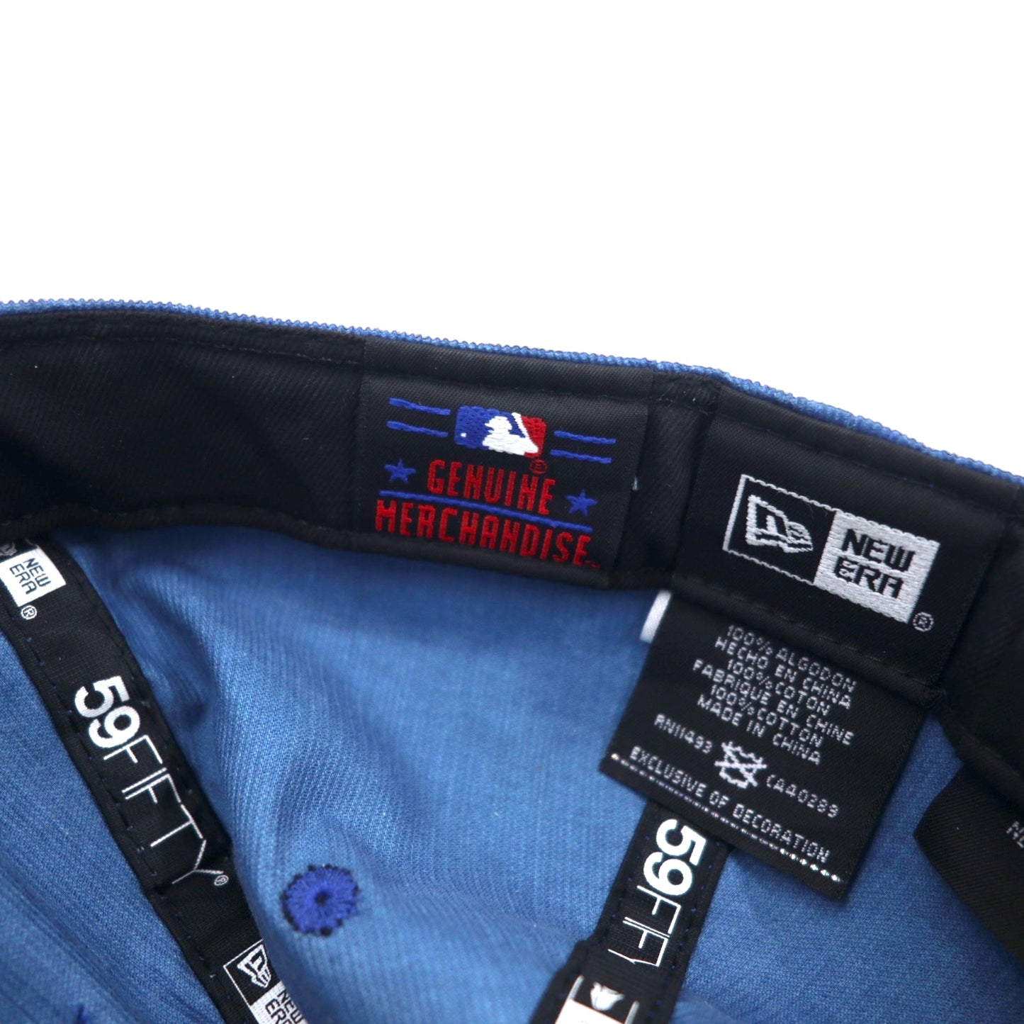 NEW ERA Baseball Cap 59.6cm Blue Corduroy MLB New York Yankees