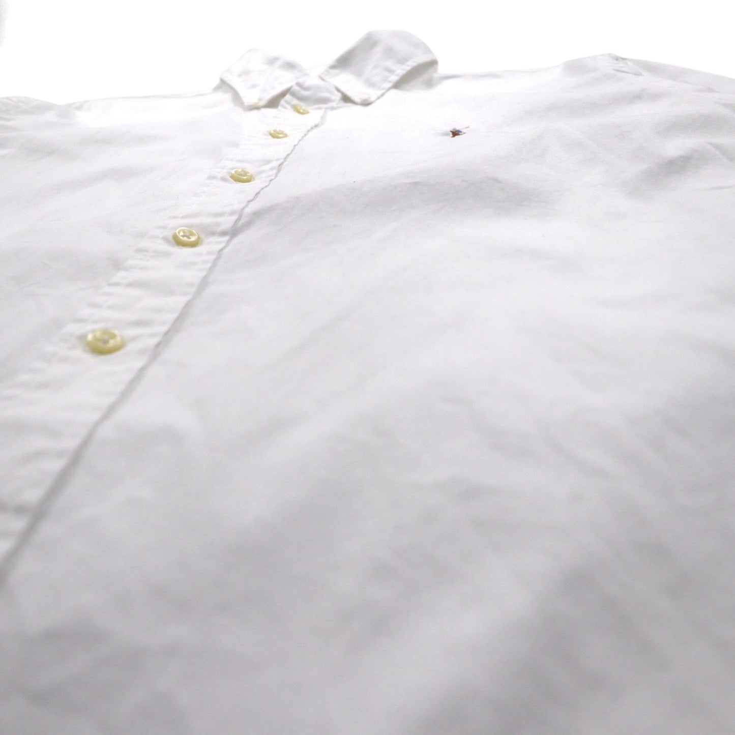 Ralph Lauren Button-Down Shirt, XL, White Cotton, Small Pony Embroidery